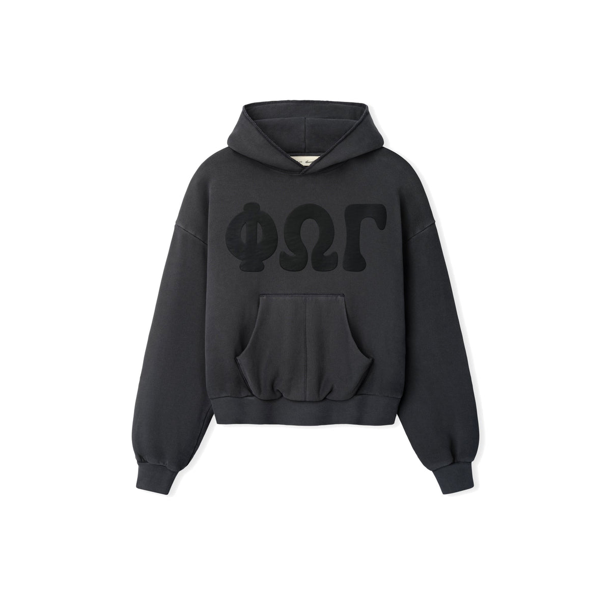 Fear of God Essentials Women's 90s Fleece Hoodie Classic Fit Washed Iron Grey