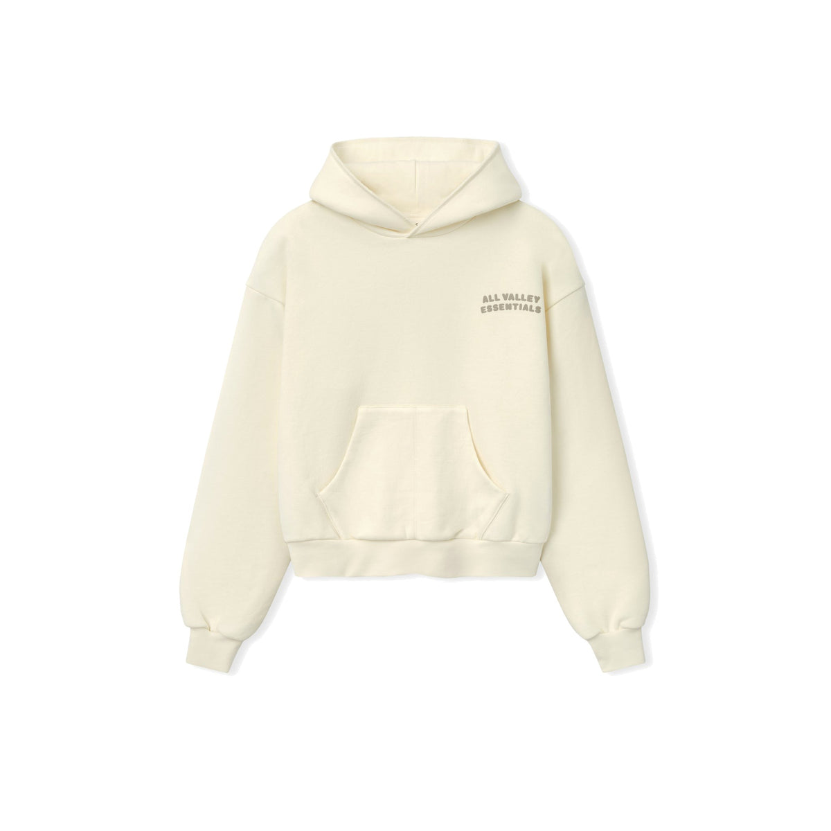 Fear of God Essentials Women's 90s Fleece Hoodie Classic Fit Washed Ivory