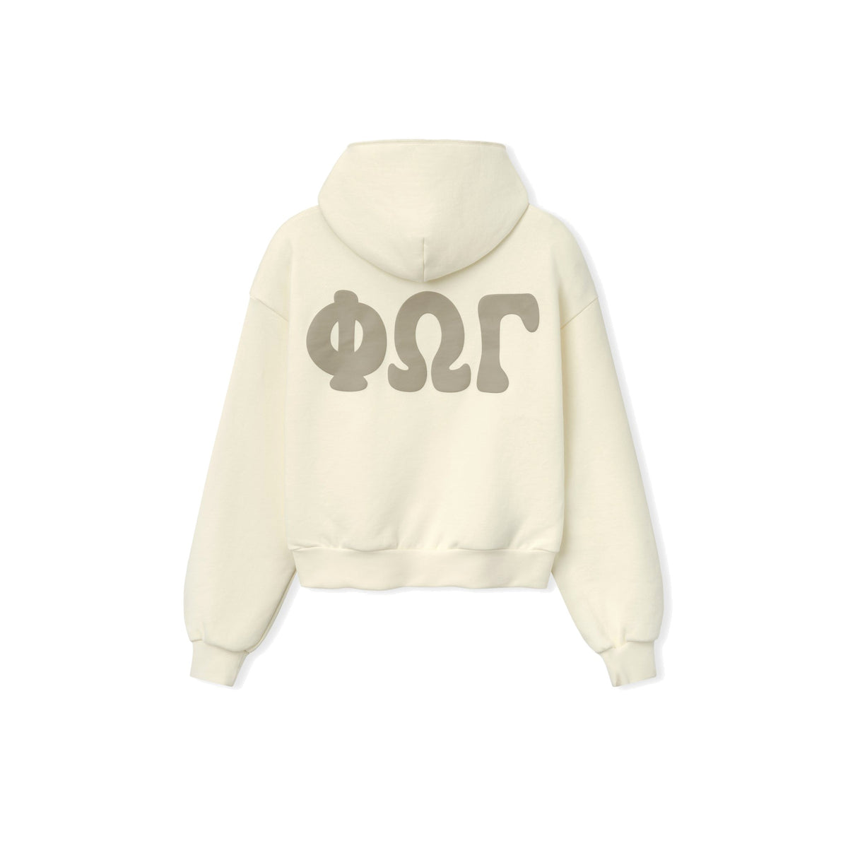 Fear of God Essentials Women's 90s Fleece Hoodie Classic Fit Washed Ivory
