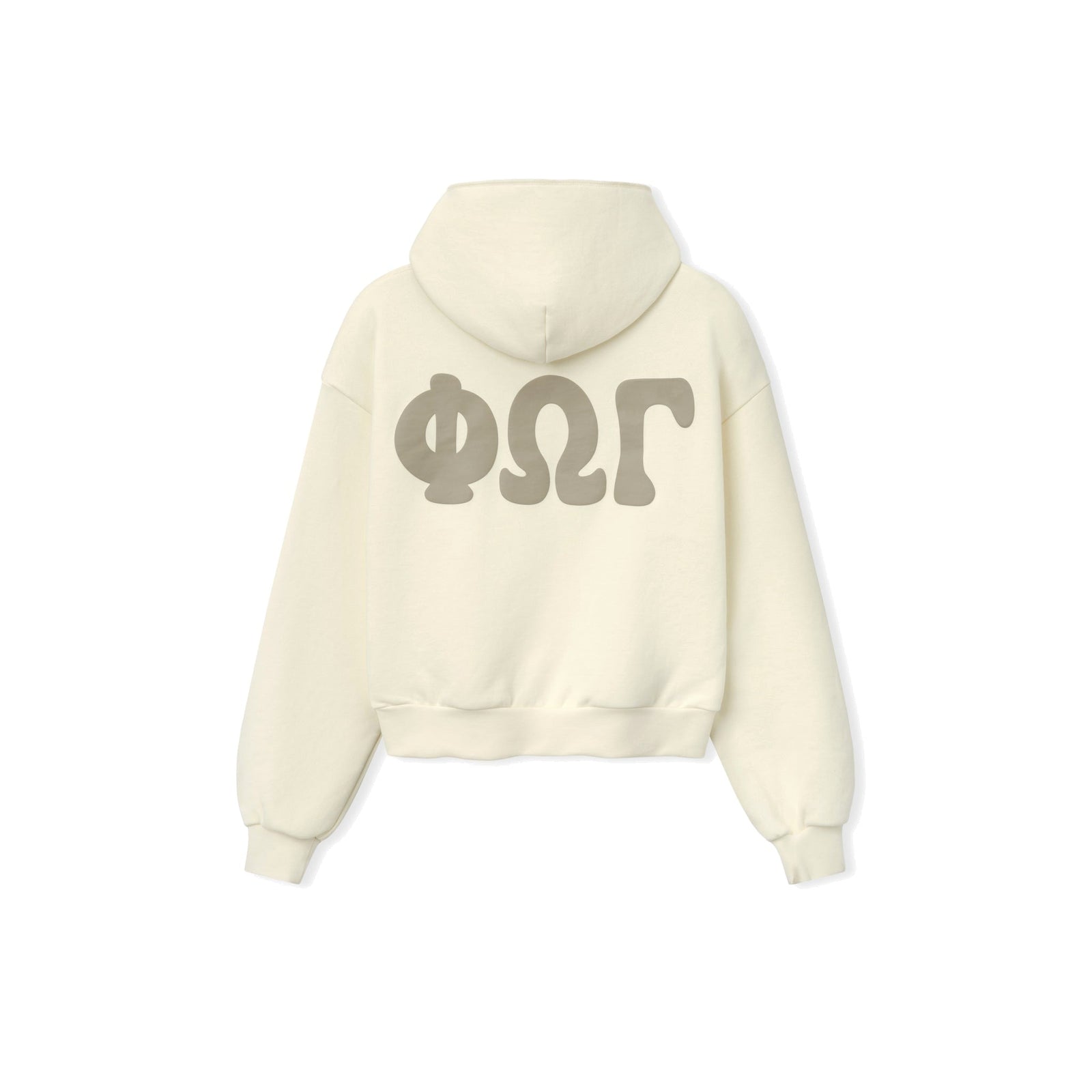 Fear of God Essentials Women's 90s Fleece Hoodie Classic Fit Washed Ivory - Im Your Wardrobe