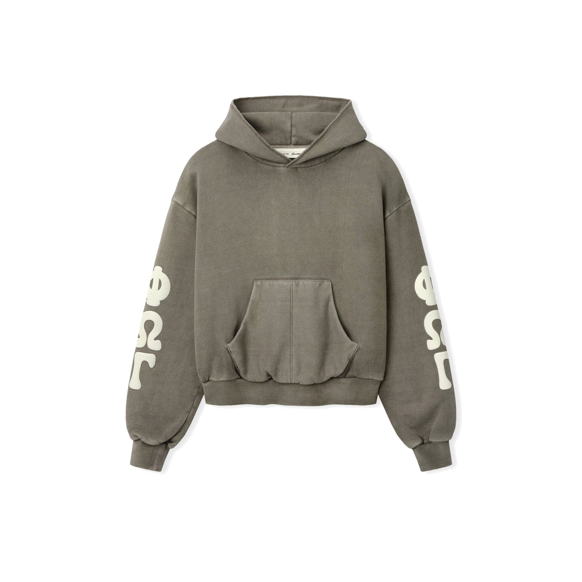 Fear of God Essentials Women's 90s Fleece Hoodie Classic Fit Washed Seal