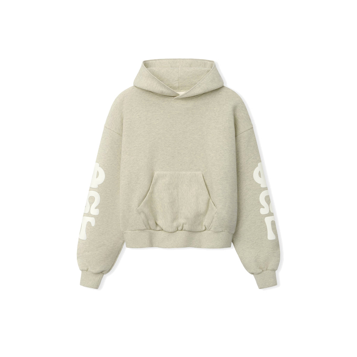 Fear of God Essentials Women's 90s Fleece Hoodie Classic Fit Washed Vanilla Heather