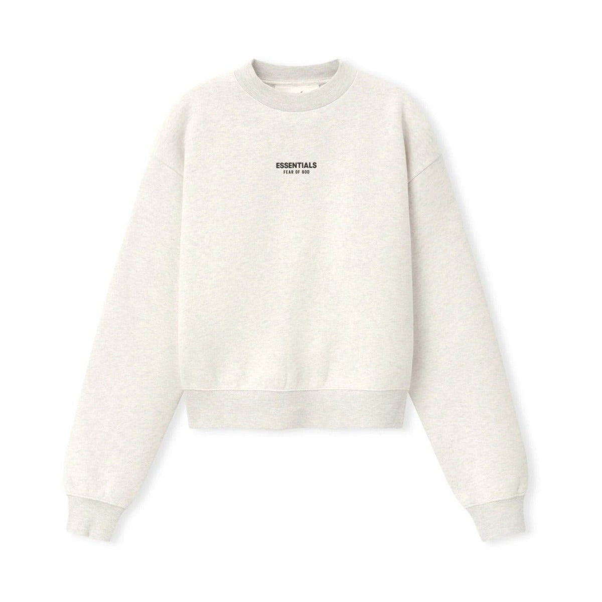 Fear of God Essentials Women's Classic Crewneck Sweatshirt Oatmeal Heather - Im Your Wardrobe