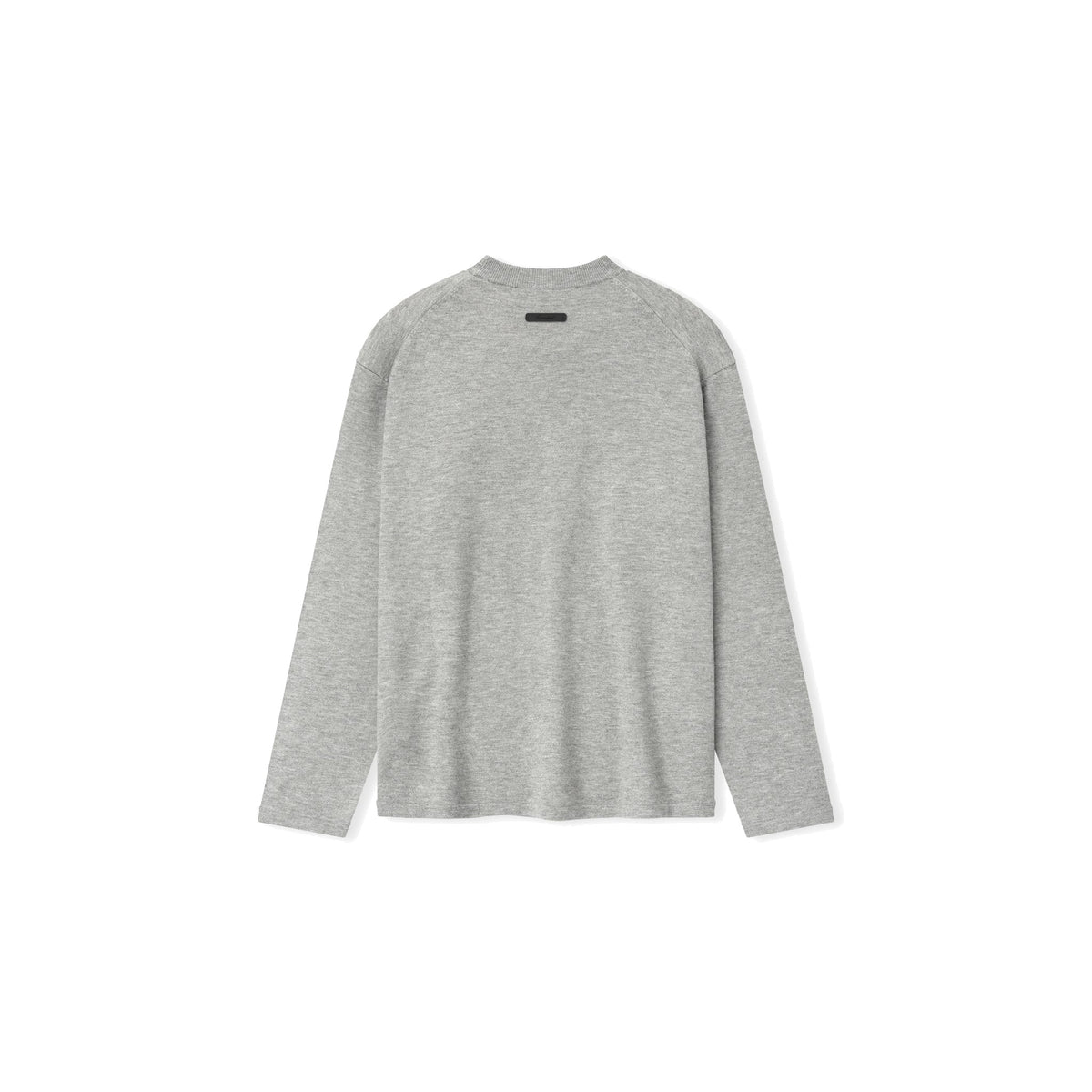 Fear of God Essentials Women's Classic Knit Long Sleeve Tee Concrete Heather