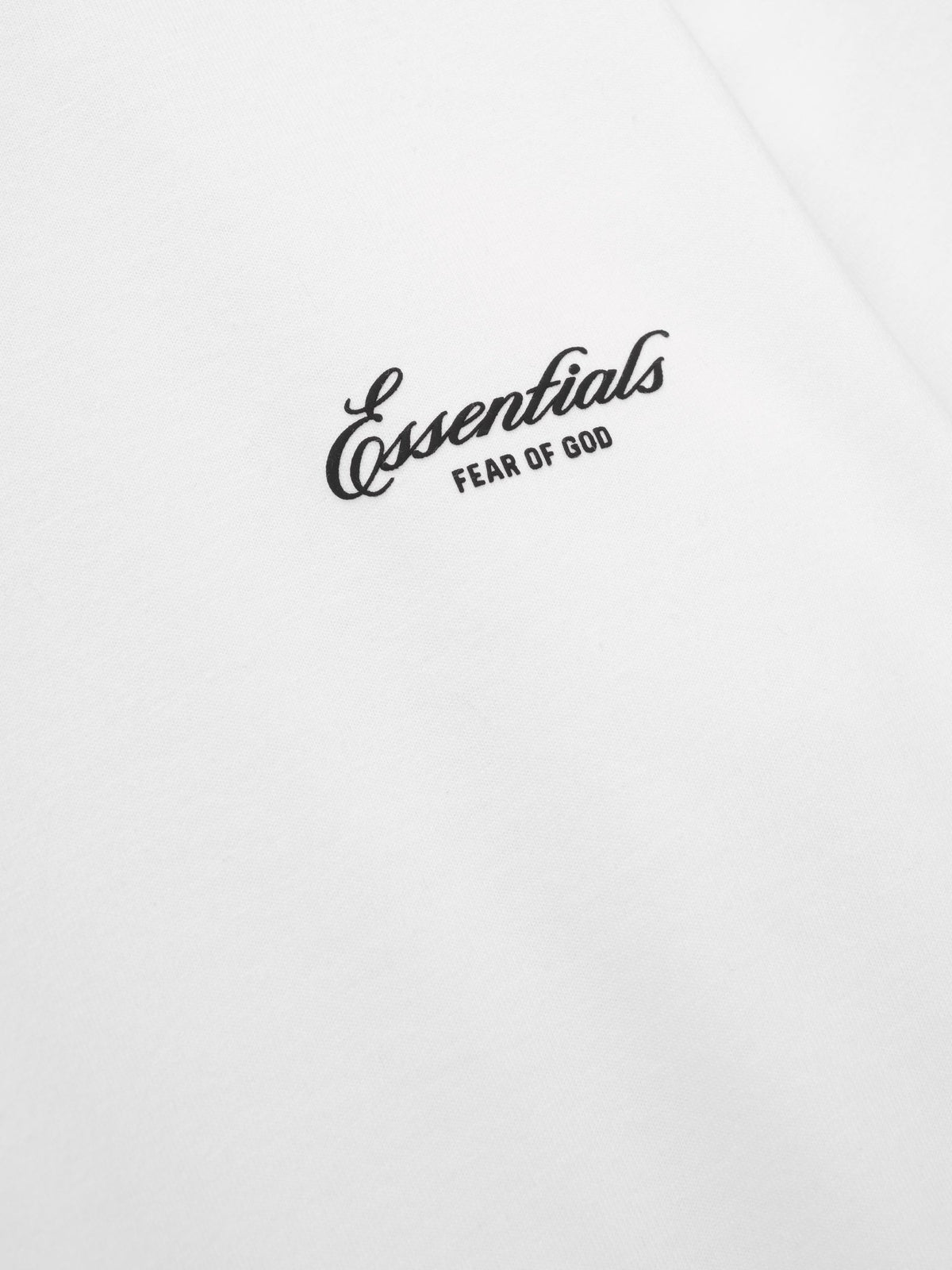 Fear of God Essentials Women's Classic Long Sleeve Tee Bright White - Im Your Wardrobe