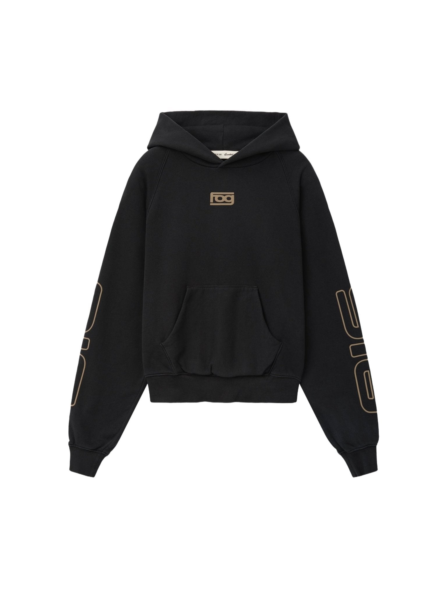 Fear of God Essentials Women's Classic Raglan Hoodie Washed Vintage Black - Im Your Wardrobe