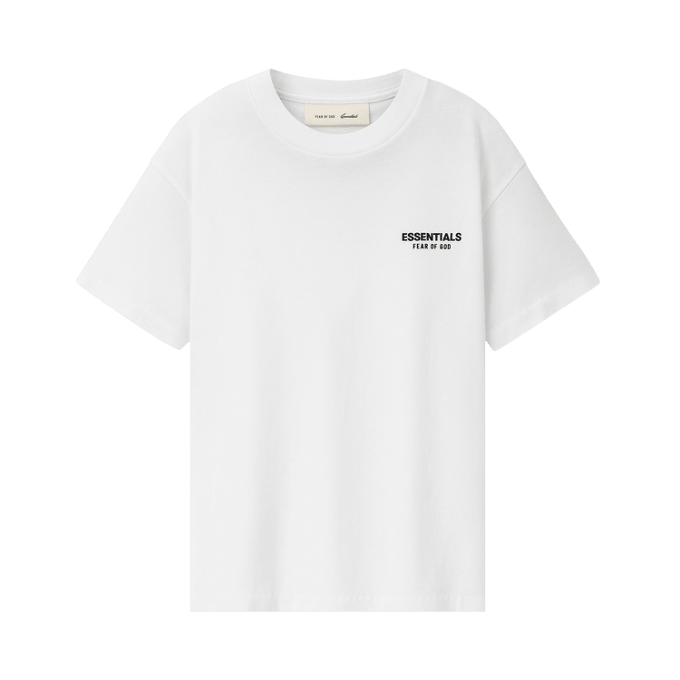 Fear of God Essentials Women's Classic Short Sleeve Tee Bright White (FW26) - Im Your Wardrobe
