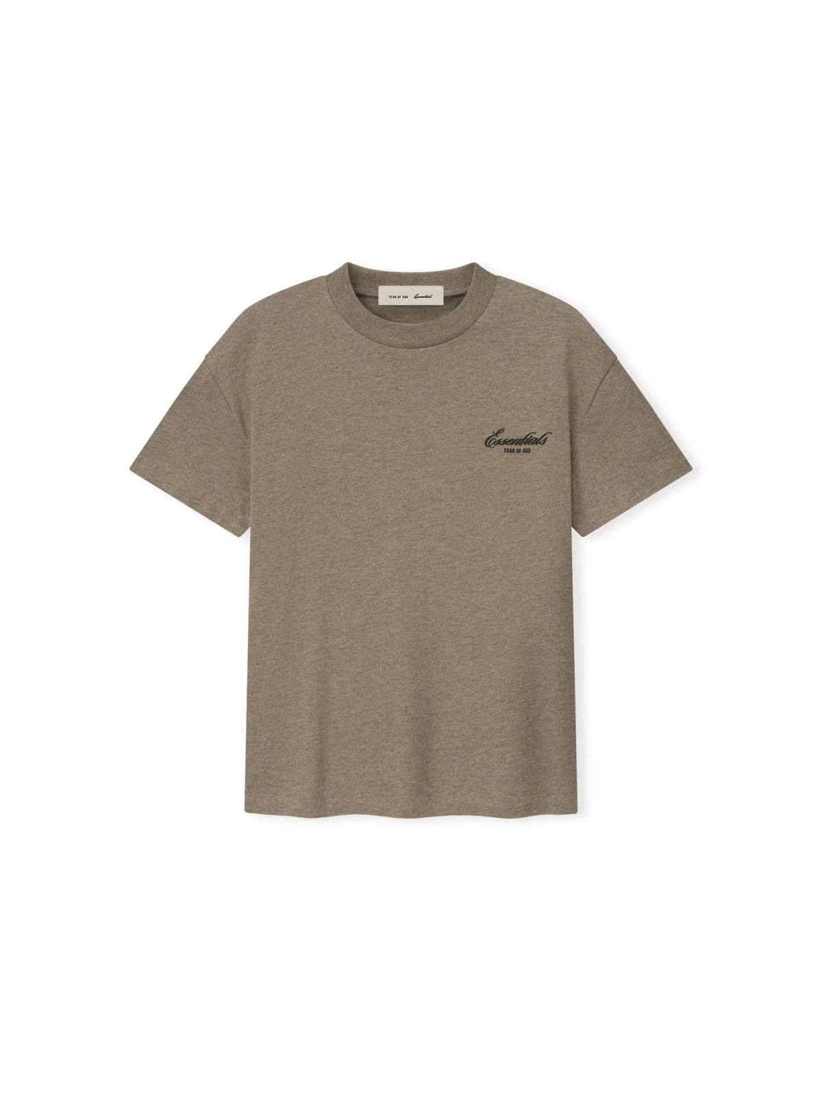 Fear of God Essentials Women's Classic Short Sleeve Tee Homestead Heather - Im Your Wardrobe