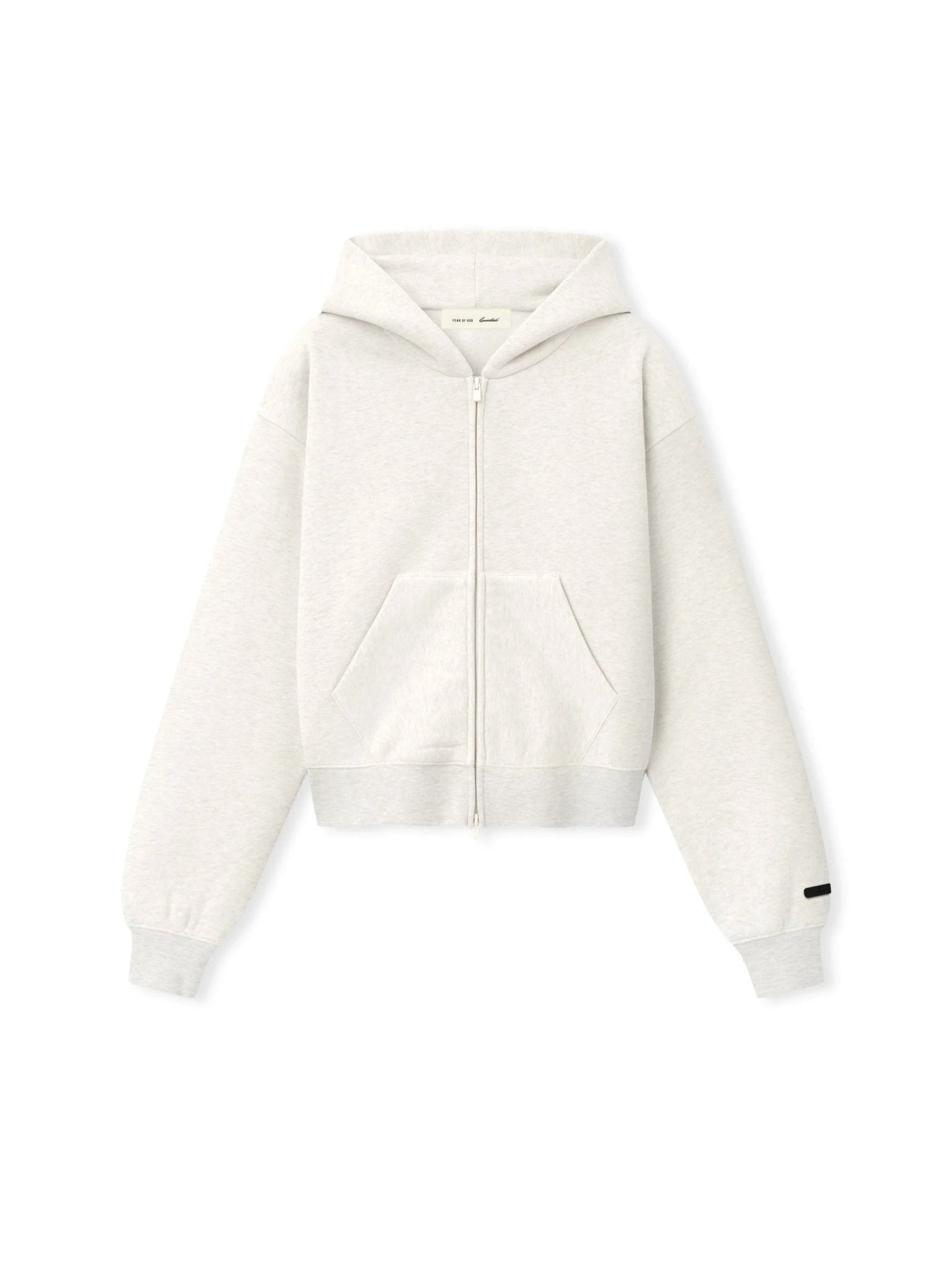 Fear of God Essentials Women's Classic Zip-Up Hoodie Oatmeal Heather - Im Your Wardrobe
