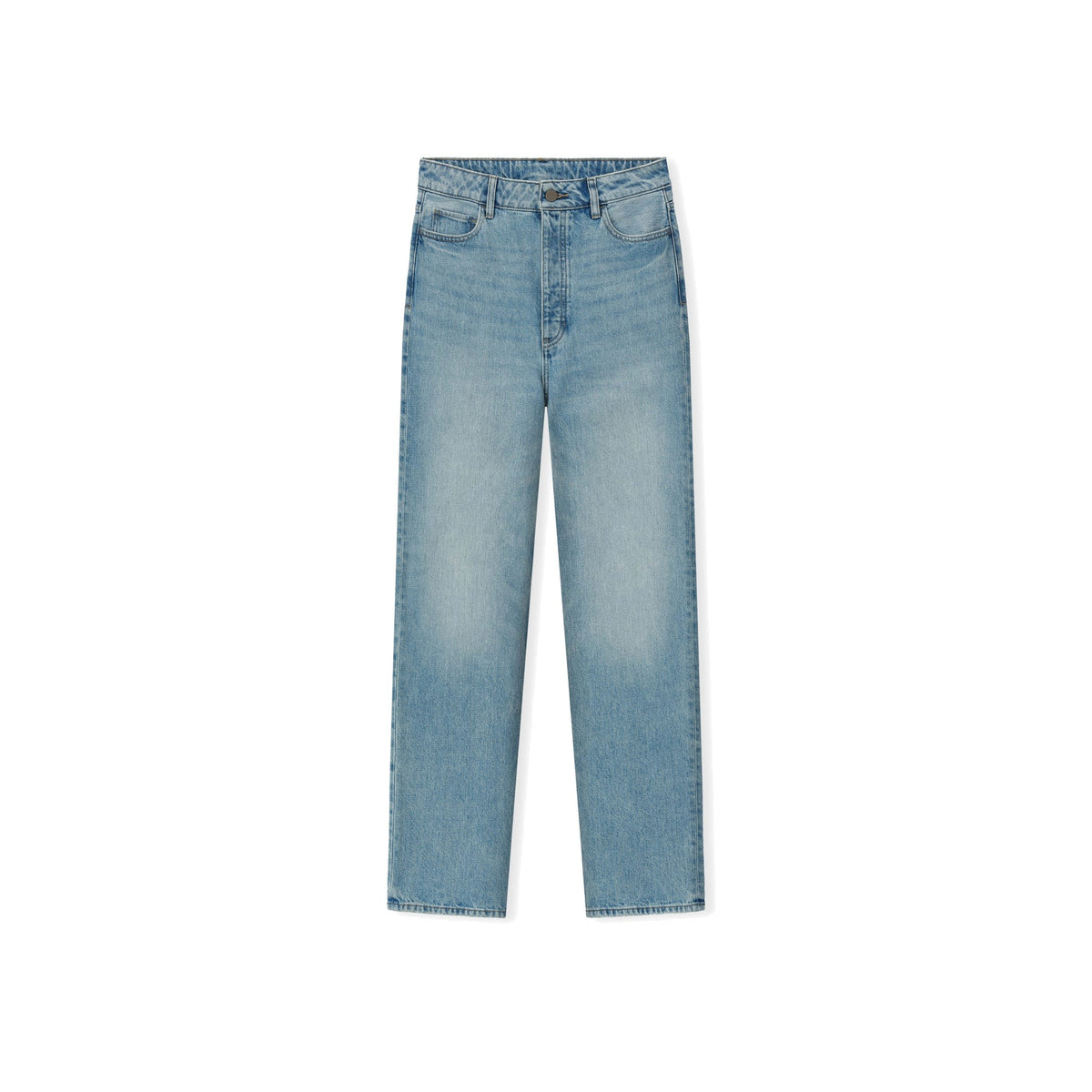 Fear of God Essentials Women's Denim Straight Leg Jeans Classic Blue