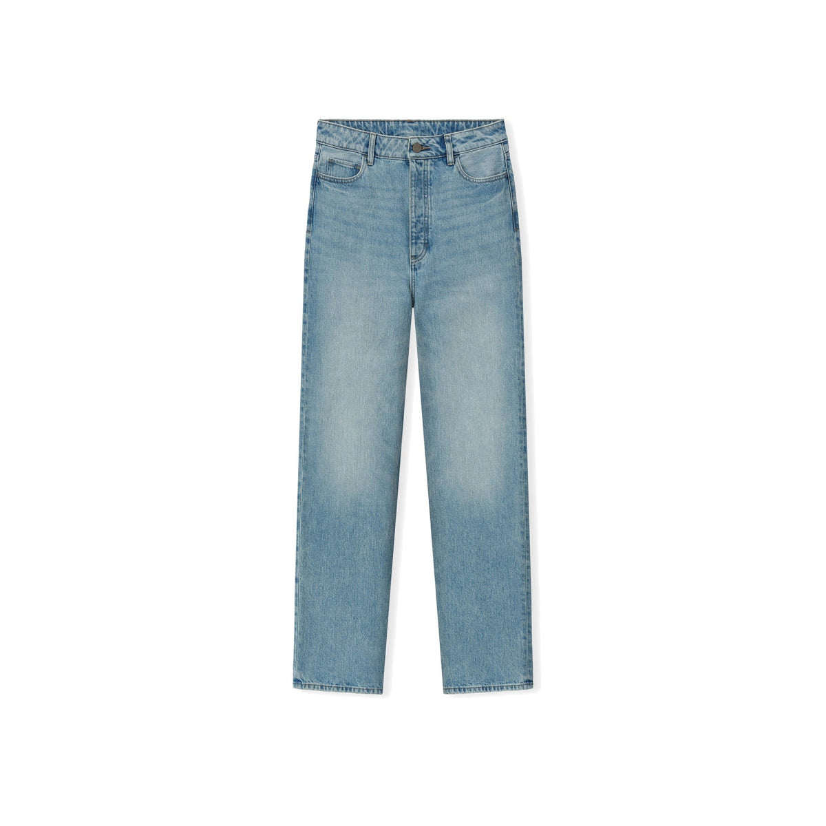 Fear of God Essentials Women's Denim Straight Leg Jeans Classic Blue - Im Your Wardrobe