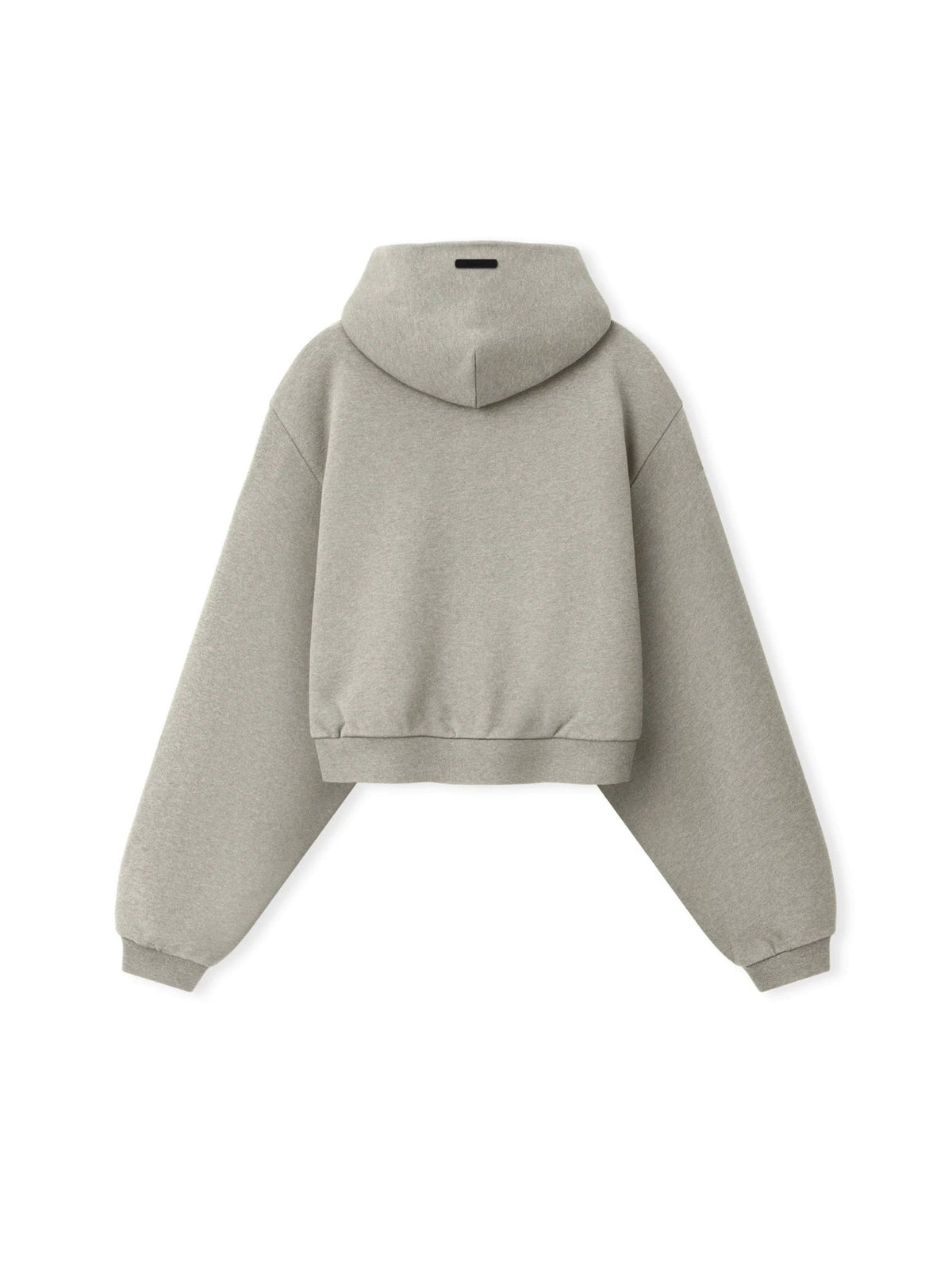 Fear of God Essentials Women's Embossed Modern Cropped Hoodie Warm Heather - Im Your Wardrobe