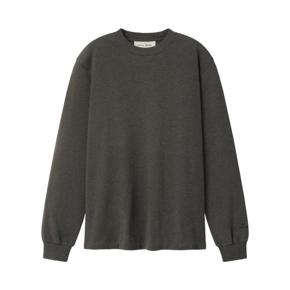 Fear of God Essentials Women's Essential Longsleeve Tee Ash Heather - Im Your Wardrobe
