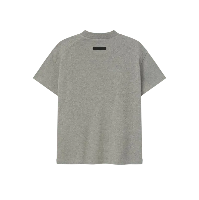 Fear of God Essentials Womens Fever Classic Tee Concrete Heather - Im Your Wardrobe