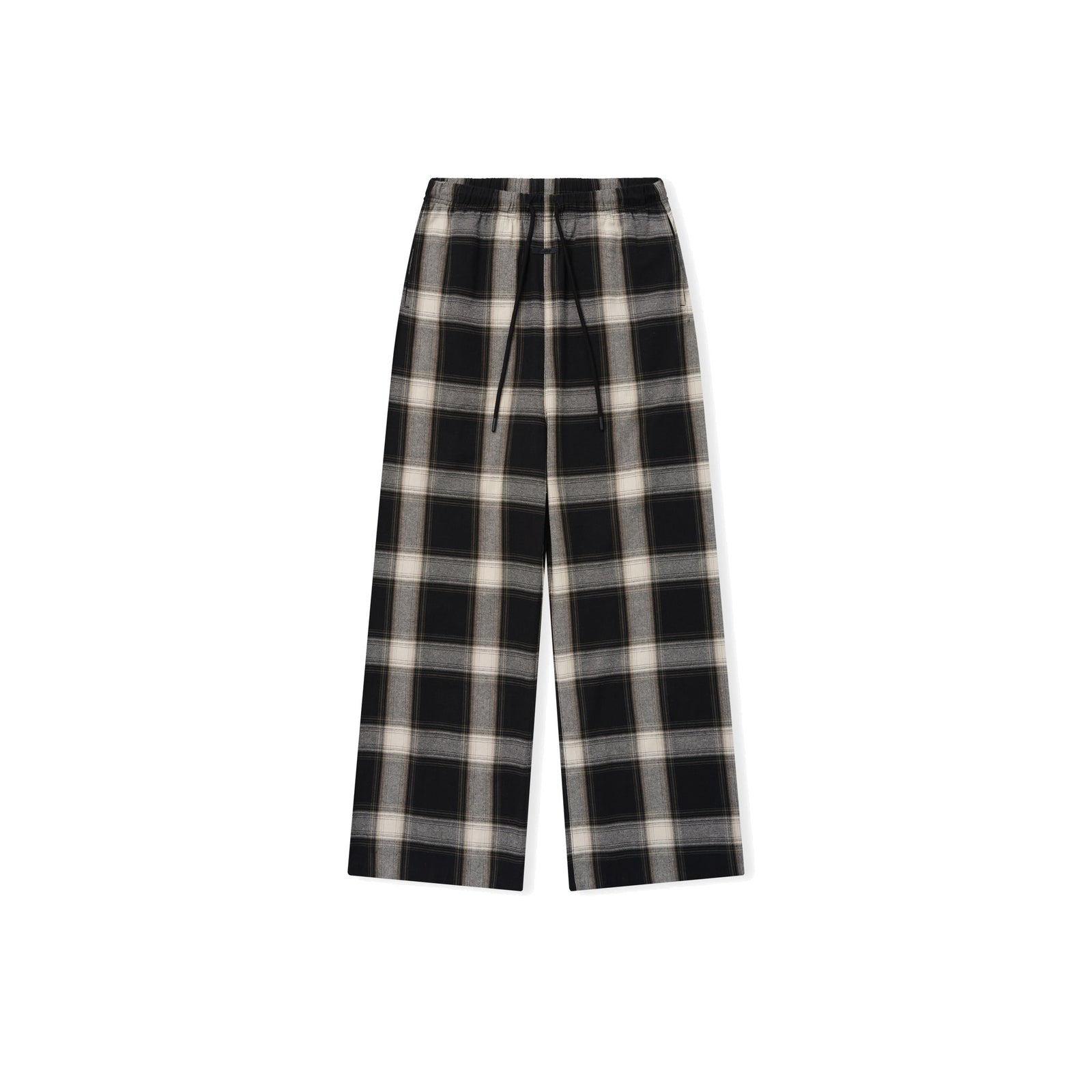 Fear of God Essentials Women's Flannel Lounge Pant Iron Grey Plaid - Im Your Wardrobe