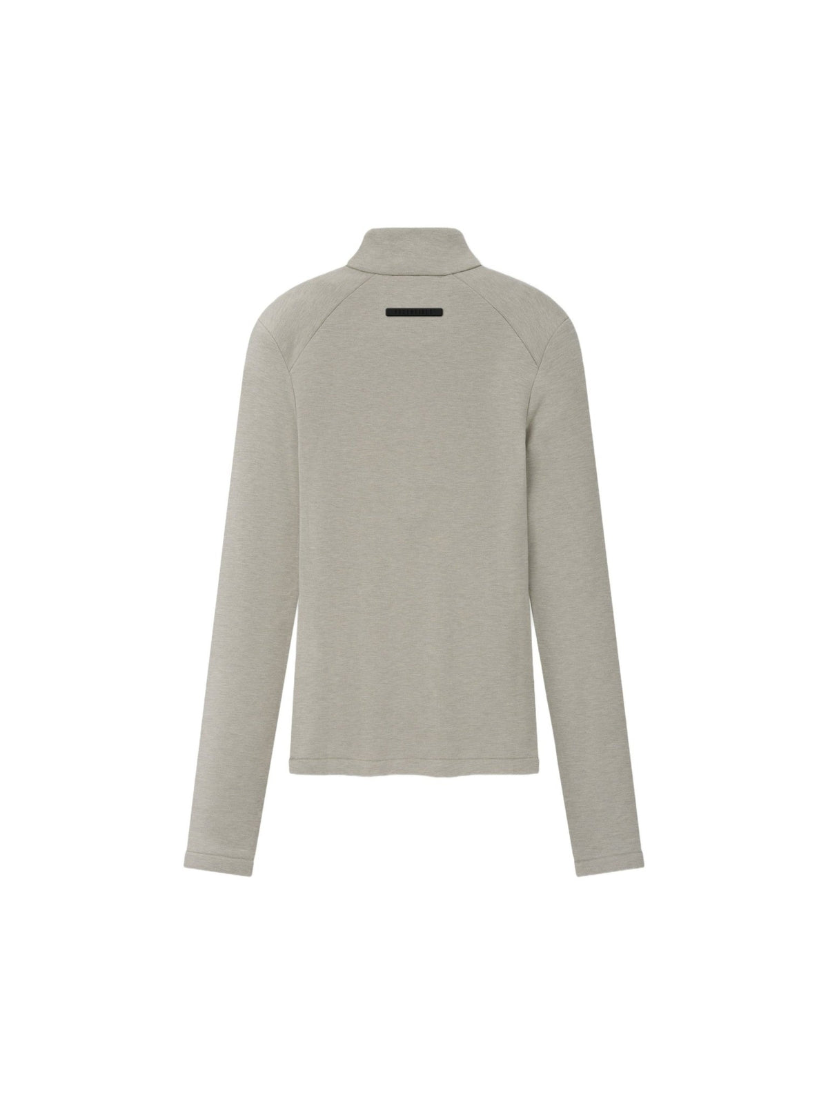 Fear of God Essentials Women's Half Zip Mockneck Pyrite Heather - Im Your Wardrobe