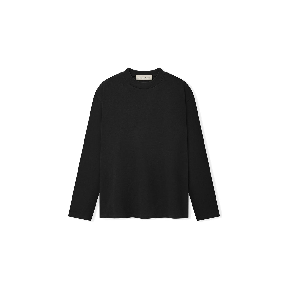 Fear of God Essentials Women's Lightweight Signature Classic Long Sleeve Tee Vintage Black