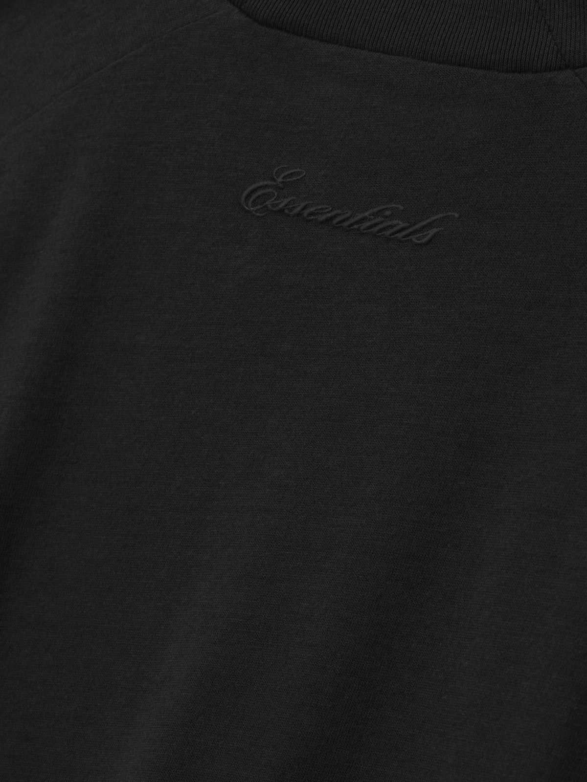 Fear of God Essentials Women's Lightweight Signature Classic Long Sleeve Tee Vintage Black - Im Your Wardrobe