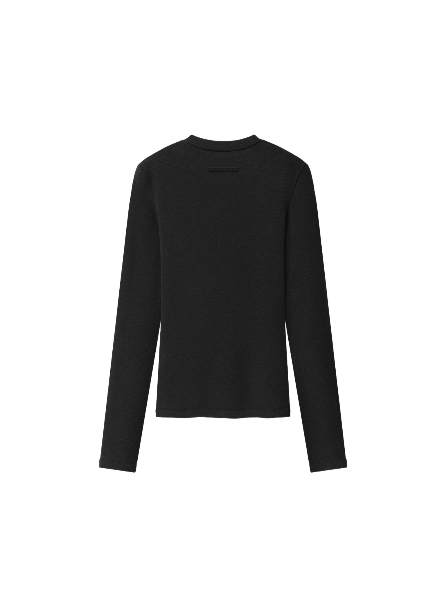 Fear of God Essentials Women's Longsleeve V-Neck Vintage Black - Im Your Wardrobe
