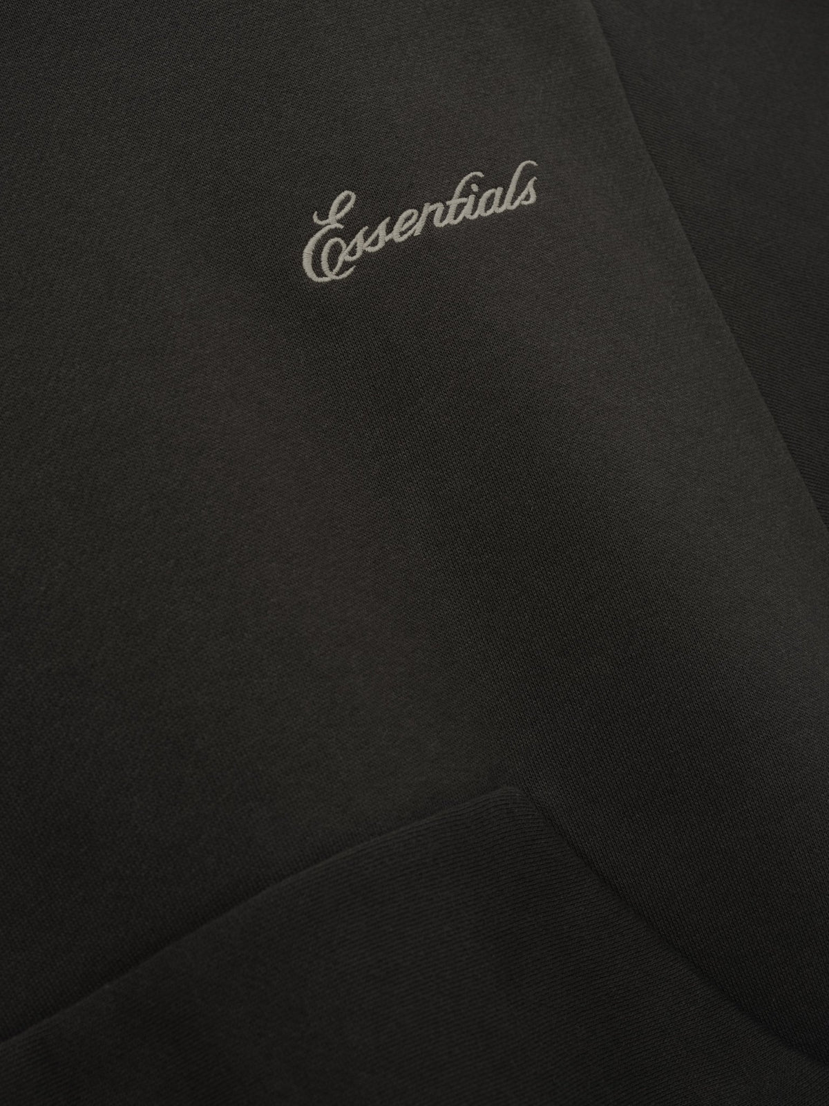Fear of God Essentials Women's Modern Cropped Hoodie Ink Black - Im Your Wardrobe