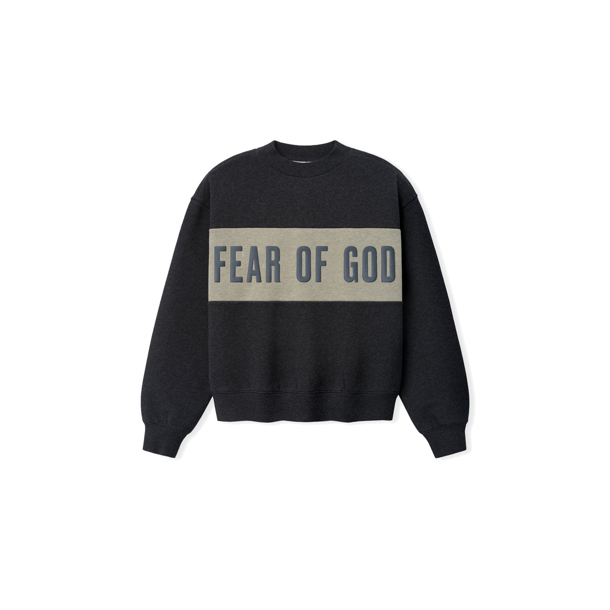 Fear of God Essentials Women's Paneled Classic Sweatshirt Iron Grey