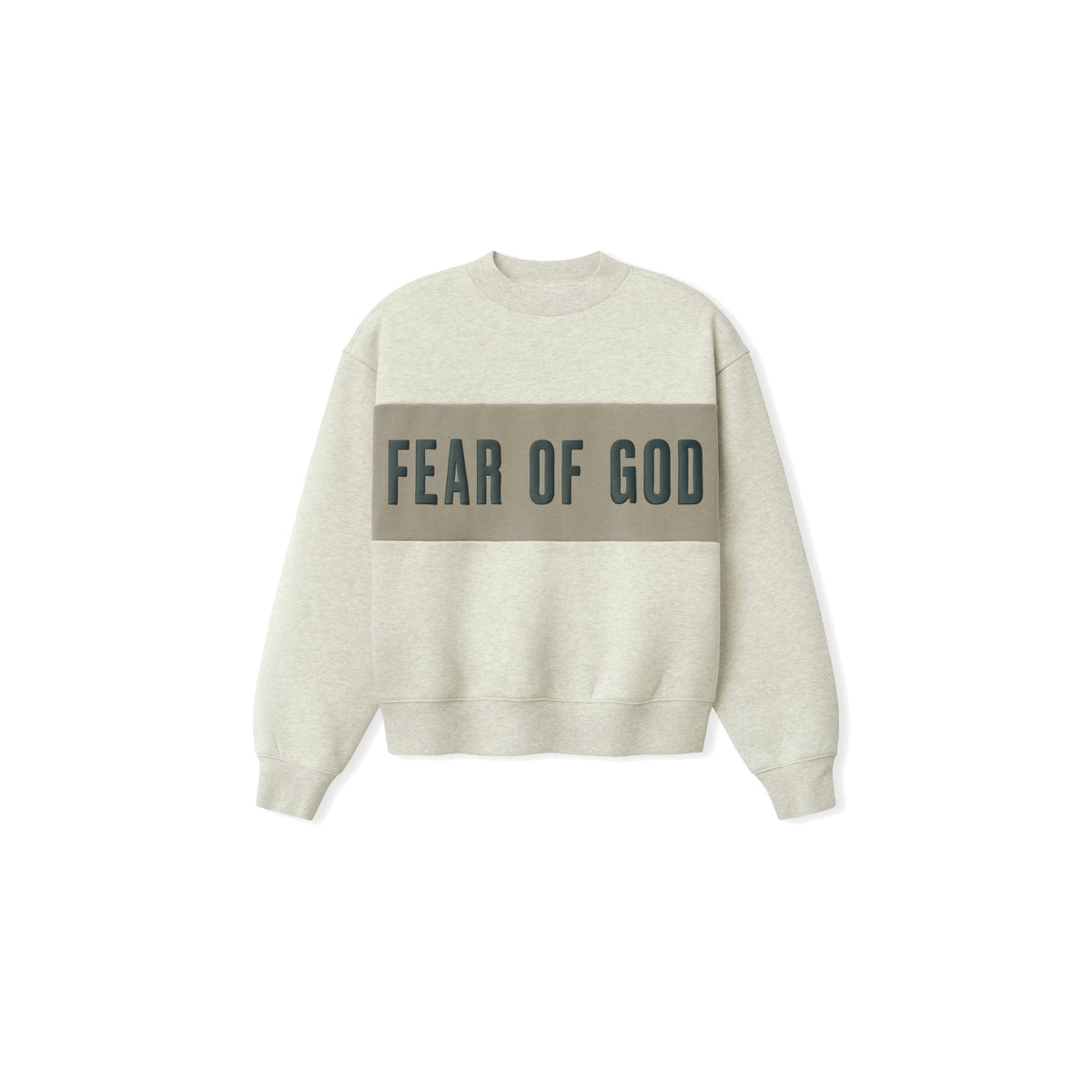 Fear of God Essentials Women's Paneled Classic Sweatshirt Vanilla Heather