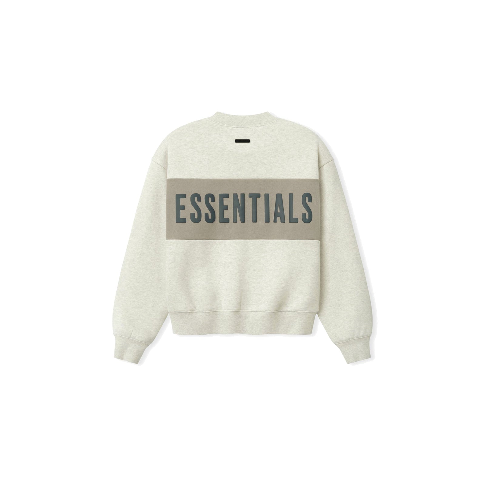 Fear of God Essentials Women's Paneled Classic Sweatshirt Vanilla Heather - Im Your Wardrobe
