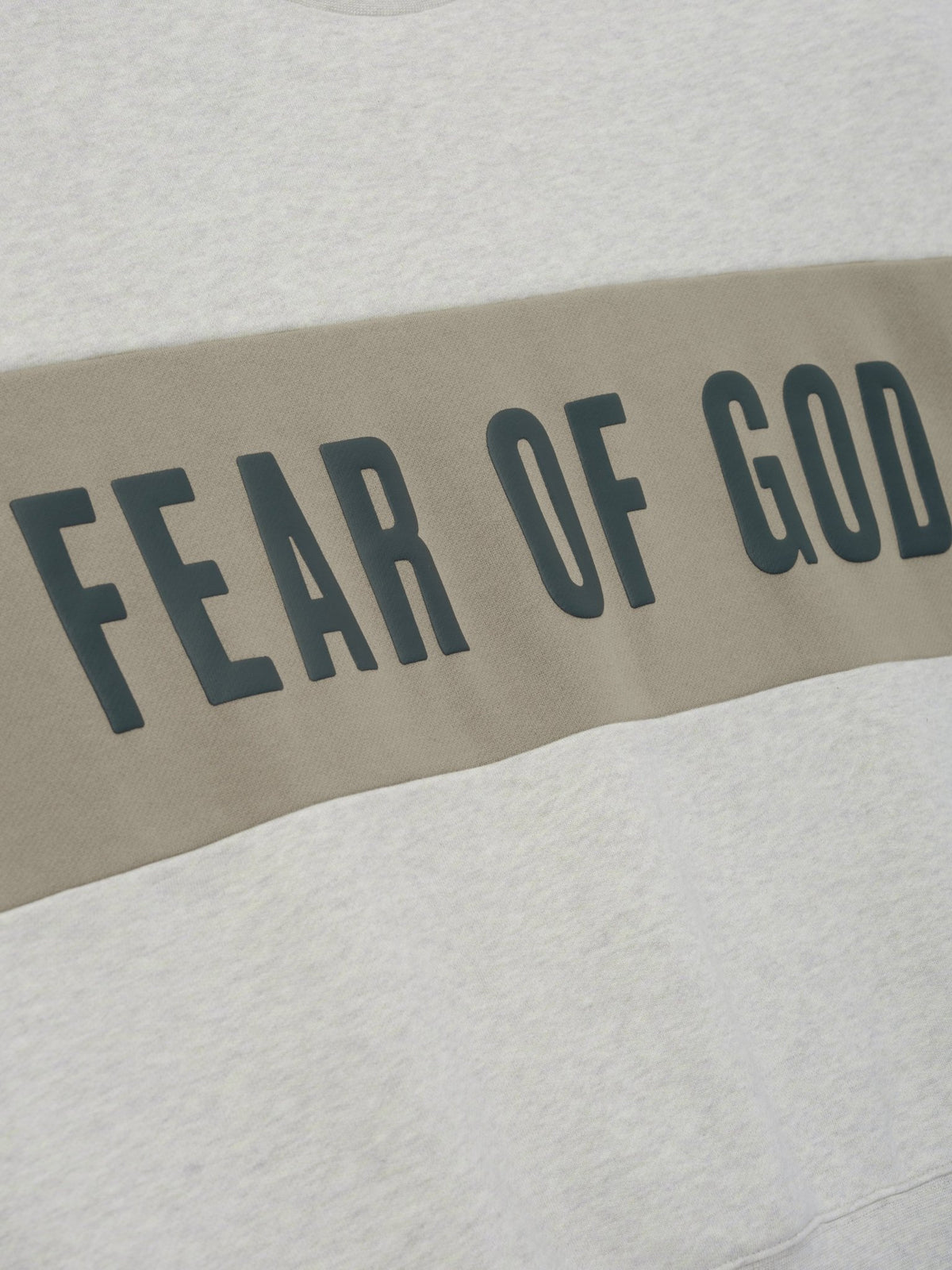 Fear of God Essentials Women's Paneled Classic Sweatshirt Vanilla Heather - Im Your Wardrobe