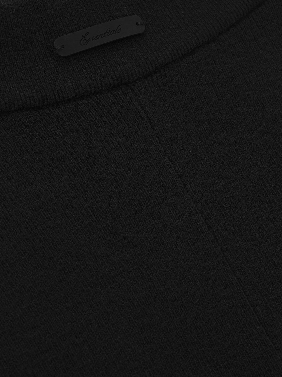 Fear of God Essentials Women's Rib Knit Bike Short Vintage Black - Im Your Wardrobe