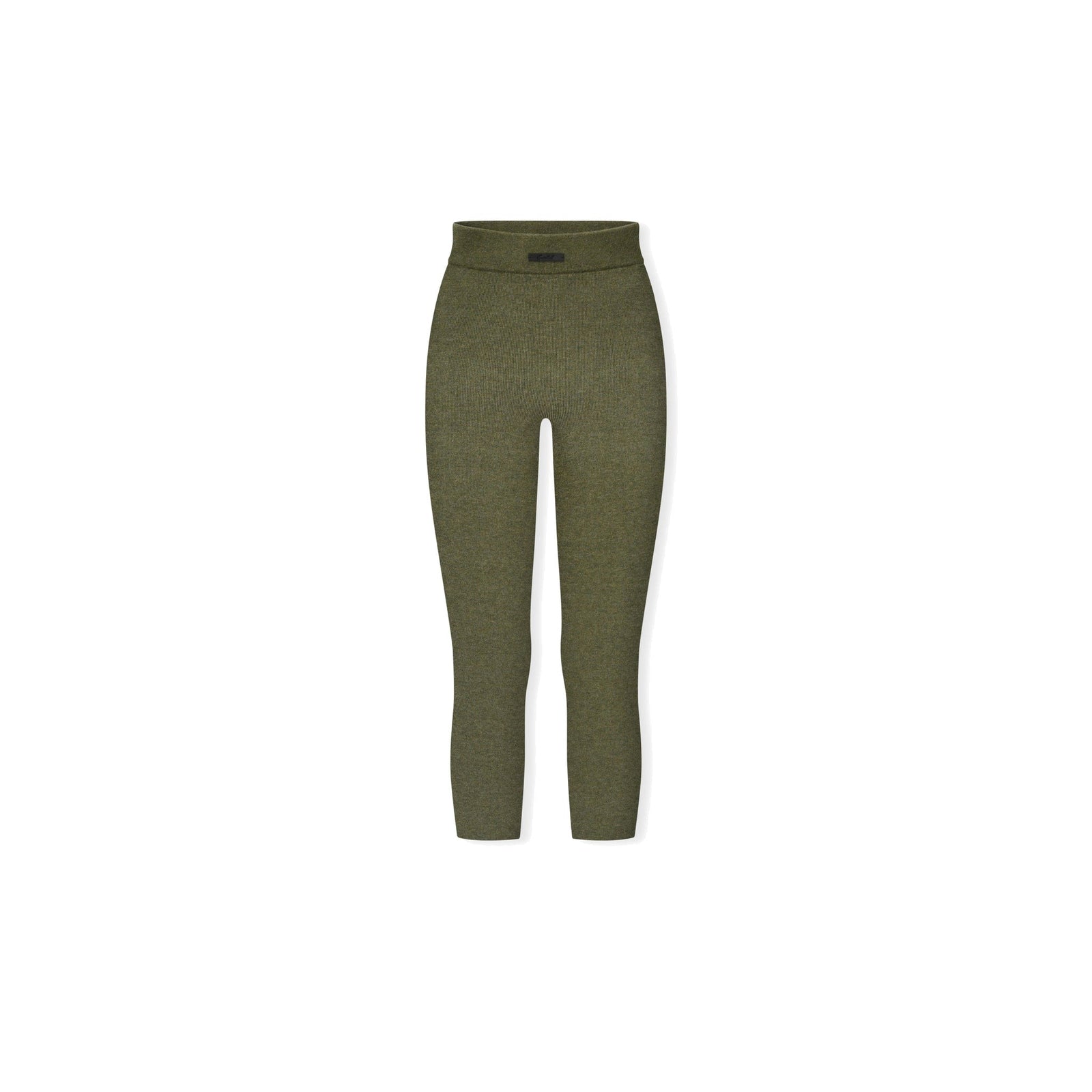 Fear of God Essentials Women's Rib Knit Capri Moss - Im Your Wardrobe