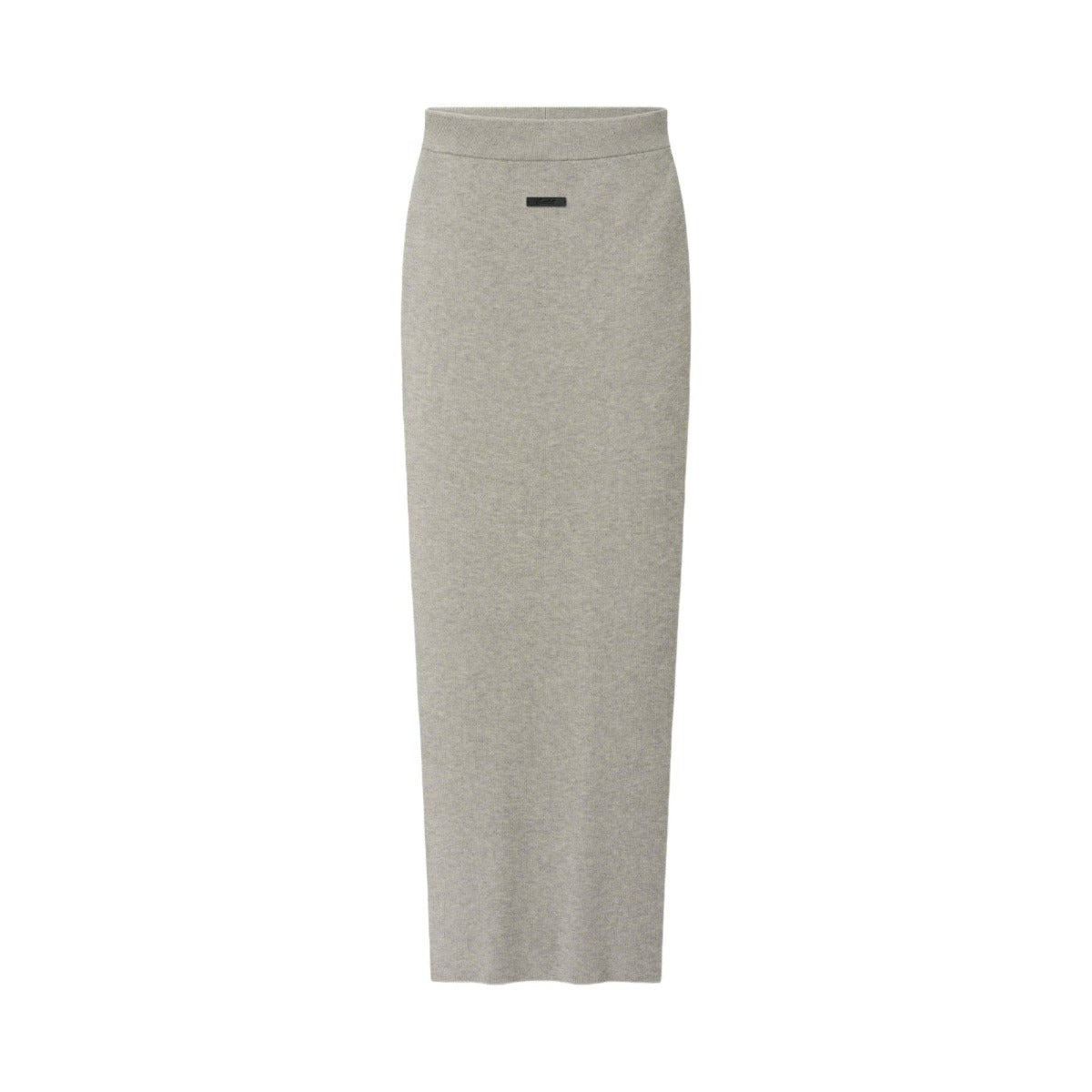 Fear of God Essentials Women's Rib Knit Long Skirt Pyrite Heather - Im Your Wardrobe