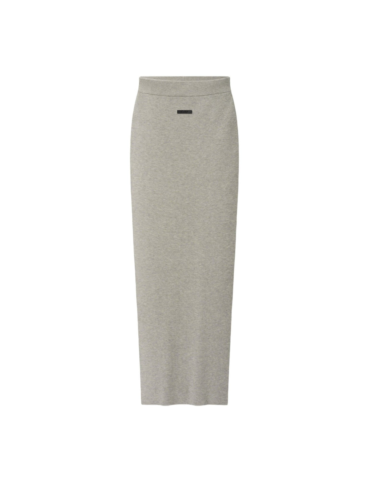 Fear of God Essentials Women's Rib Knit Long Skirt Pyrite Heather - Im Your Wardrobe