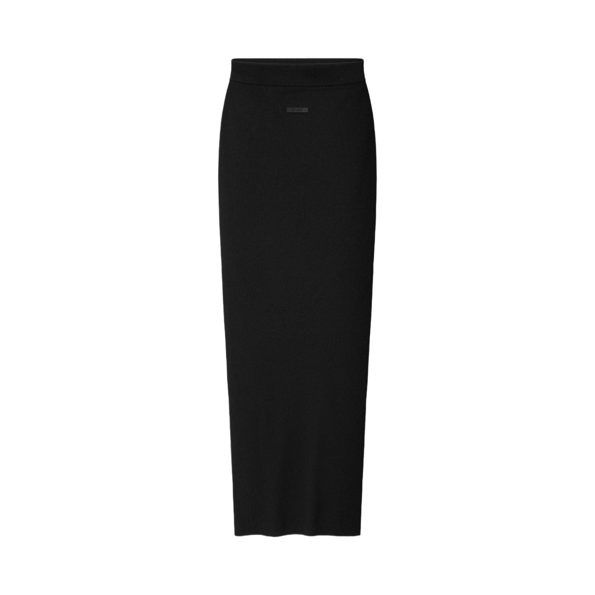 Fear of God Essentials Women's Rib Knit Long Skirt Vintage Black - Im Your Wardrobe