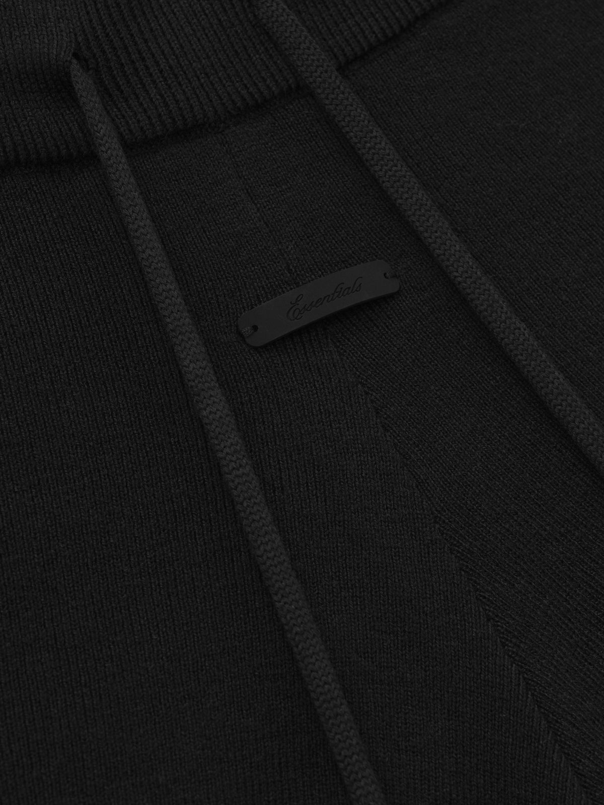 Fear of God Essentials Women's Rib Knit Running Short Vintage Black - Im Your Wardrobe
