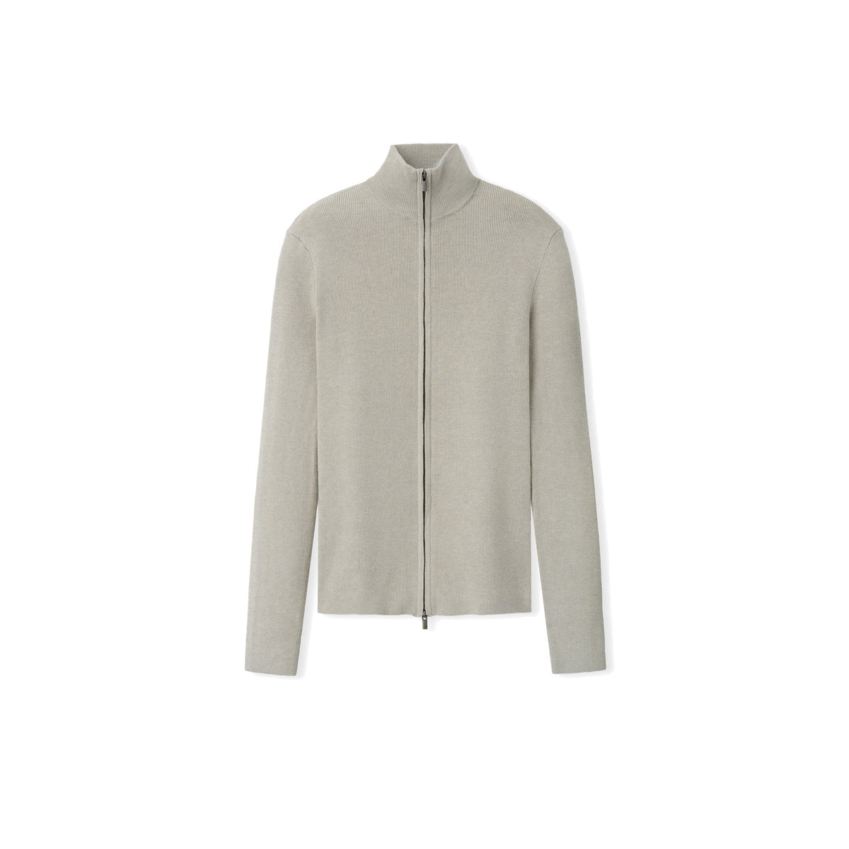 Fear of God Essentials Women's Rib Knit Zip Up Jacket Seal - Im Your Wardrobe