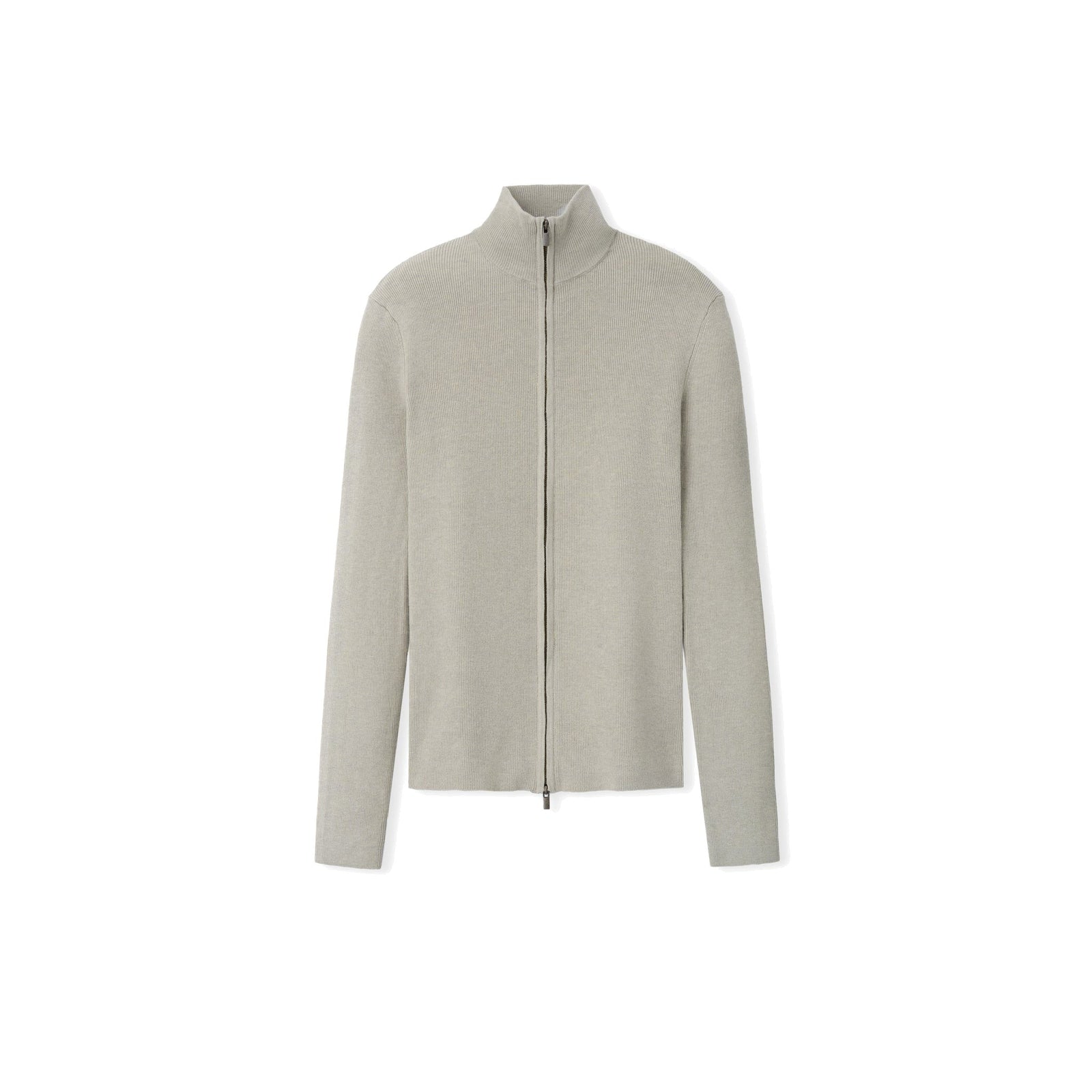 Fear of God Essentials Women's Rib Knit Zip Up Jacket Seal - Im Your Wardrobe