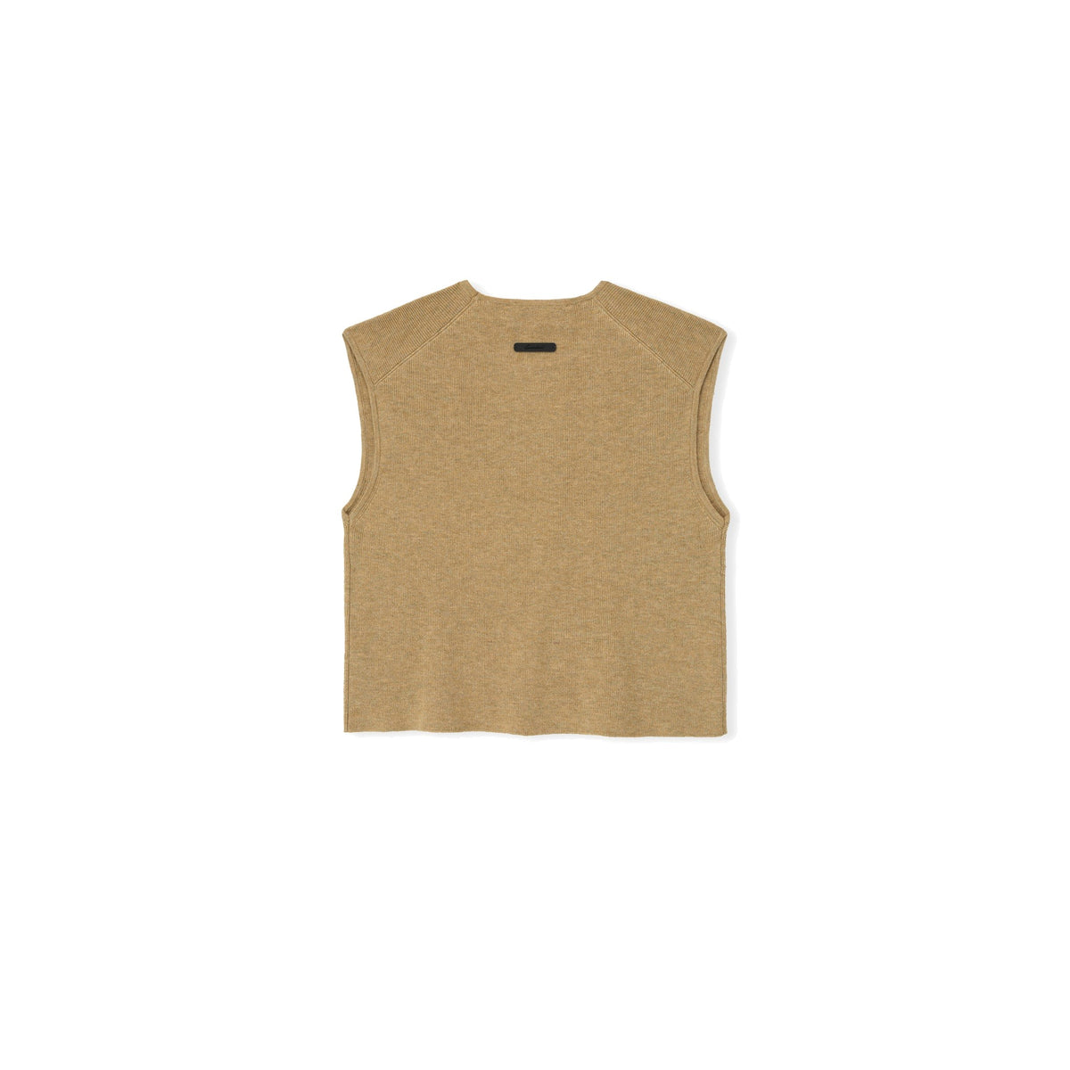 Fear of God Essentials Women's Signature Rib Knit Cropped Top Dune