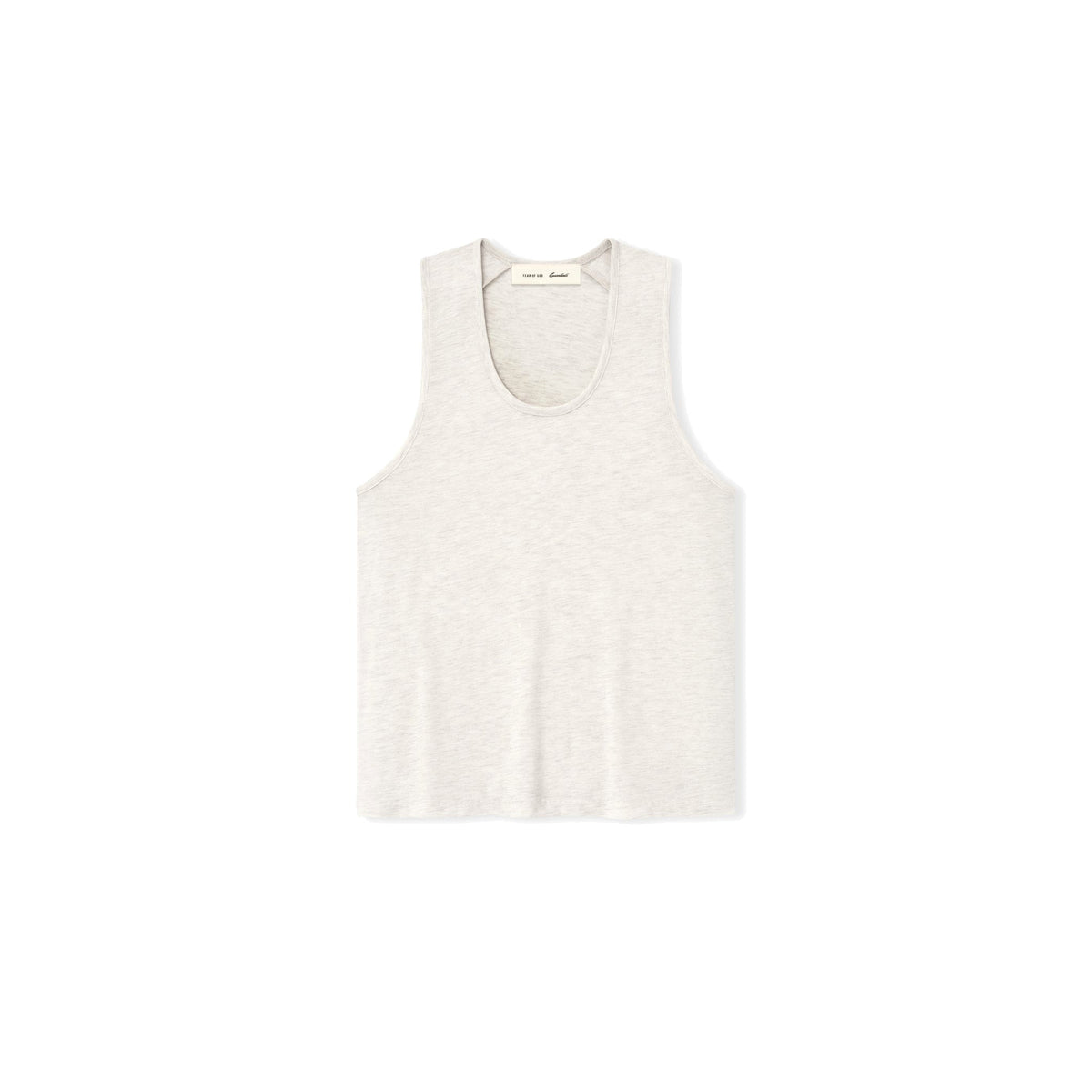 Fear of God Essentials Women's Signature Slim Tank Oatmeal Heather - Im Your Wardrobe