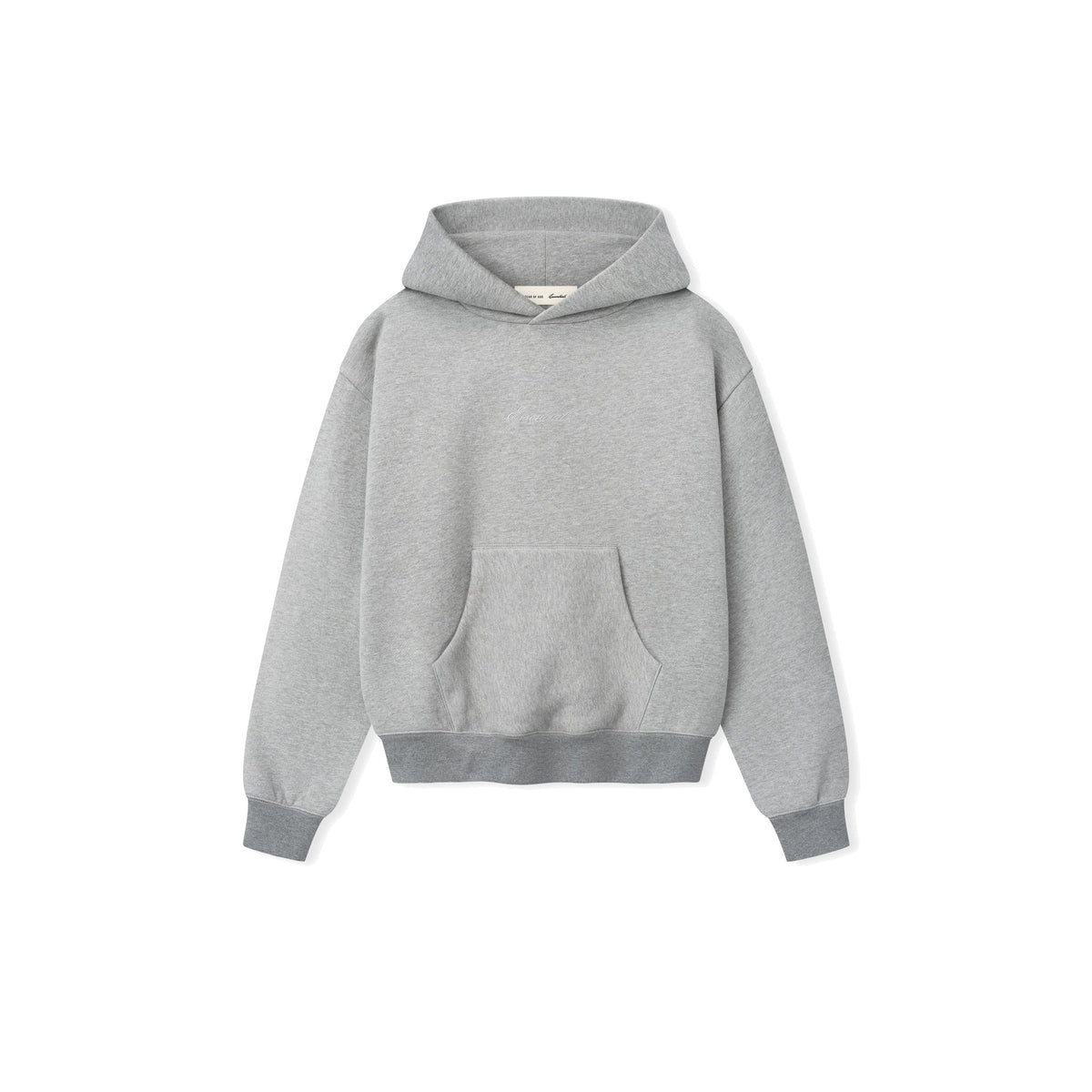 Fear of God Essentials Women's Signature SS26 Classic Hoodie Concrete Heather