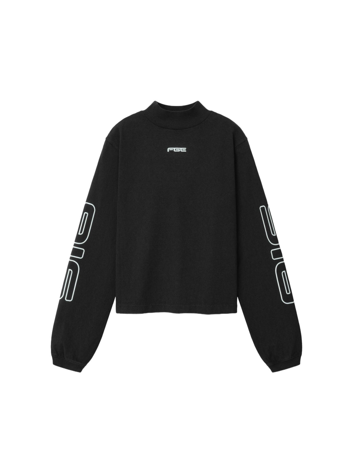 Fear of God Essentials Women's Slim Mock Neck Longsleeve Tee Washed Vintage Black - Im Your Wardrobe