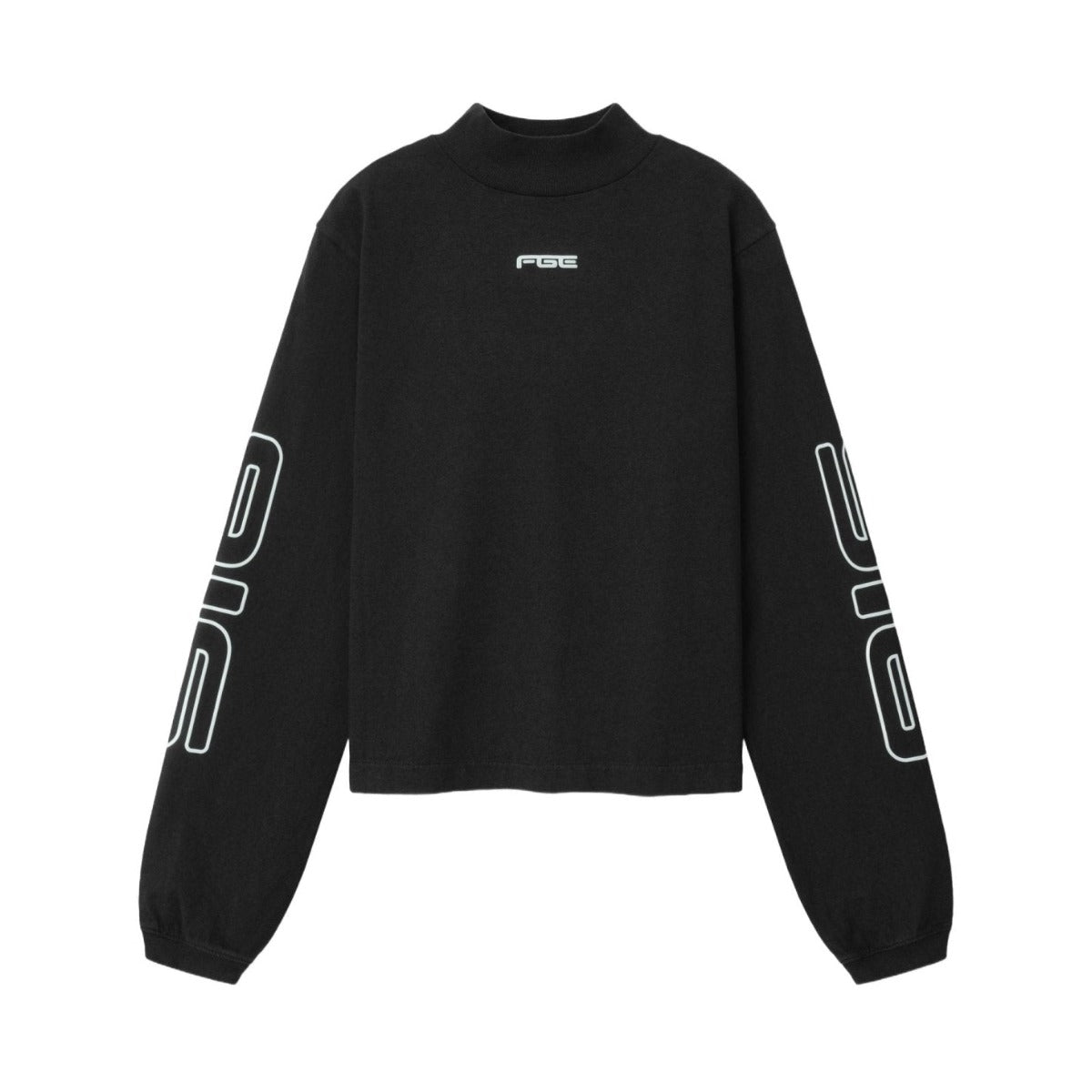 Fear of God Essentials Women's Slim Mock Neck Longsleeve Tee Washed Vintage Black - Im Your Wardrobe