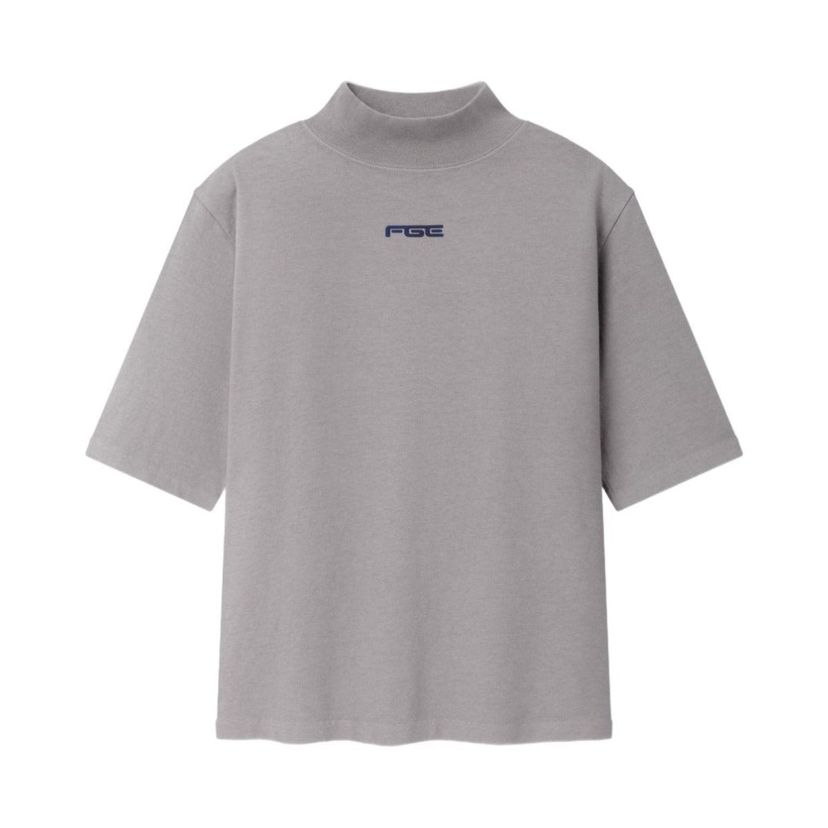 Fear of God Essentials Women's Slim Mockneck Tee Washed Smoke - Im Your Wardrobe