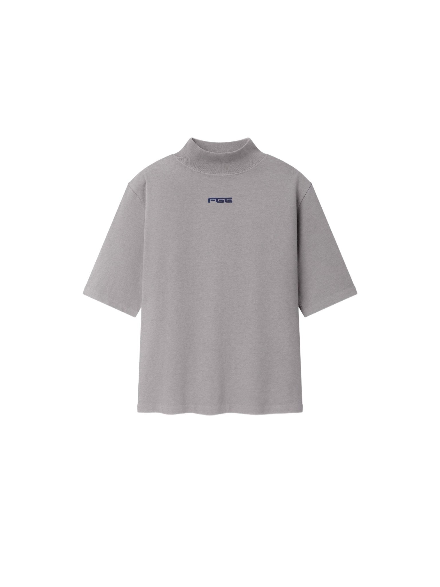 Fear of God Essentials Women's Slim Mockneck Tee Washed Smoke - Im Your Wardrobe