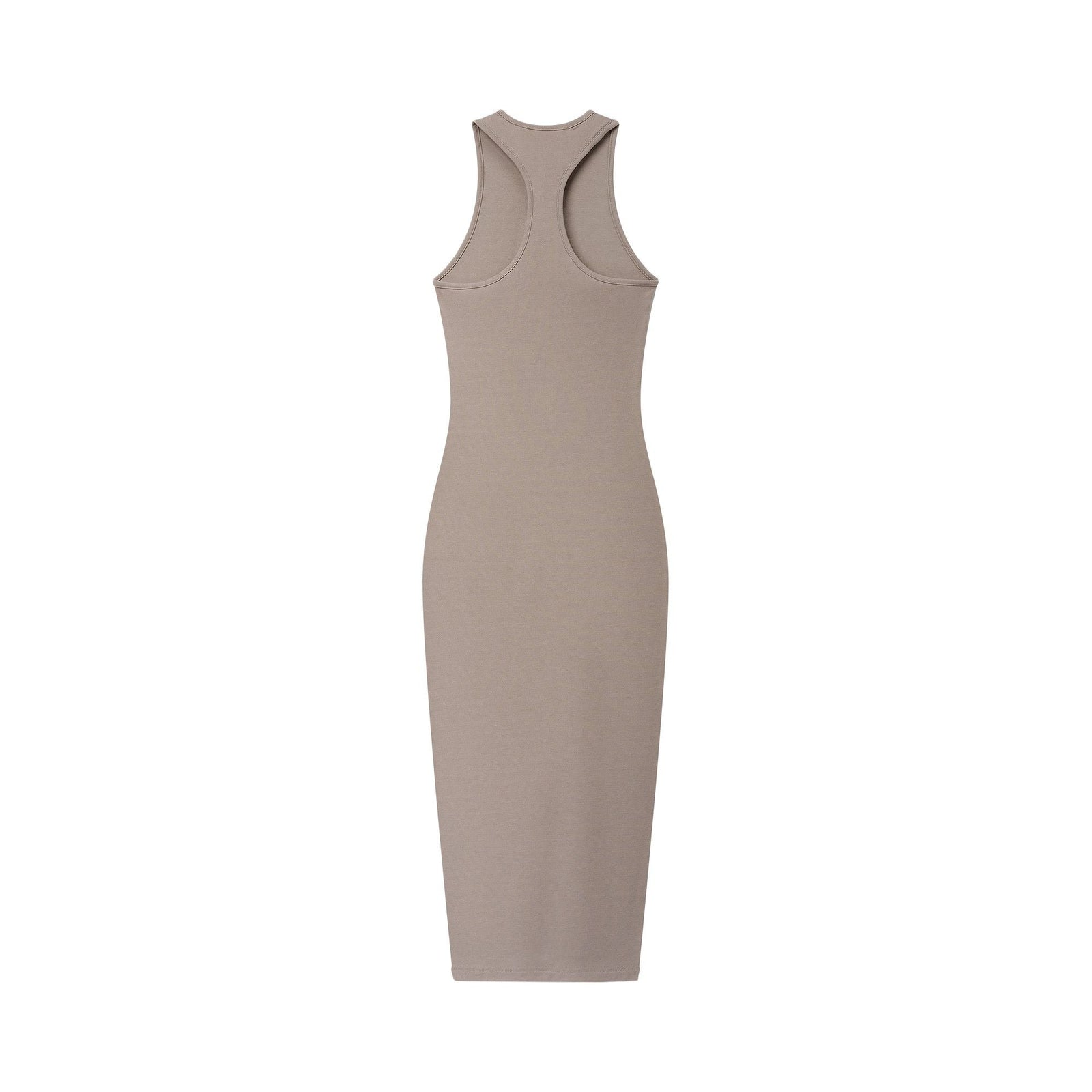 Fear of God Essentials Women's Soft Rib Racerback Dress Seal (SS26) - Im Your Wardrobe