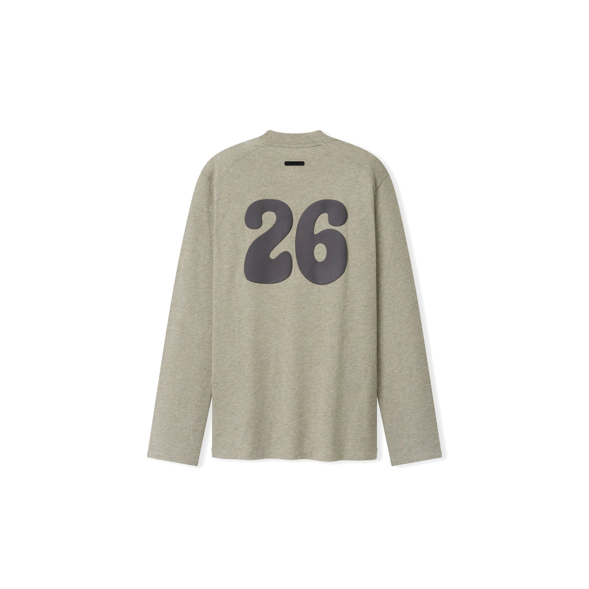 Fear of God Essentials Women's Tri-Blend Classic Fit Long Sleeve Tee Seal Heather