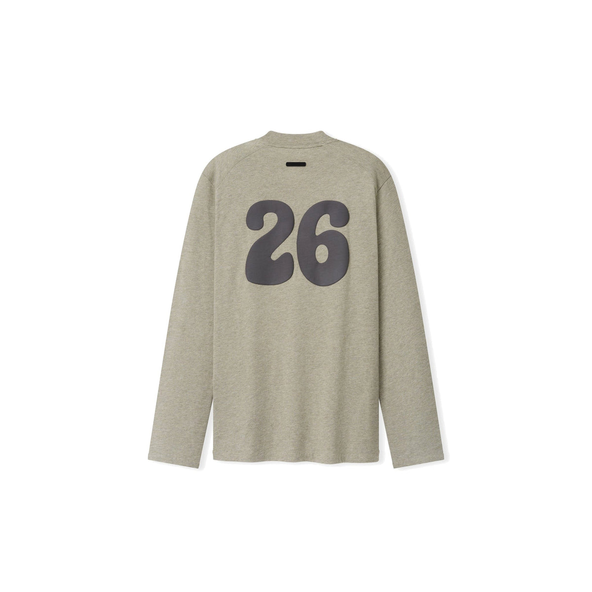 Fear of God Essentials Women's Tri-Blend Classic Fit Long Sleeve Tee Seal Heather - Im Your Wardrobe