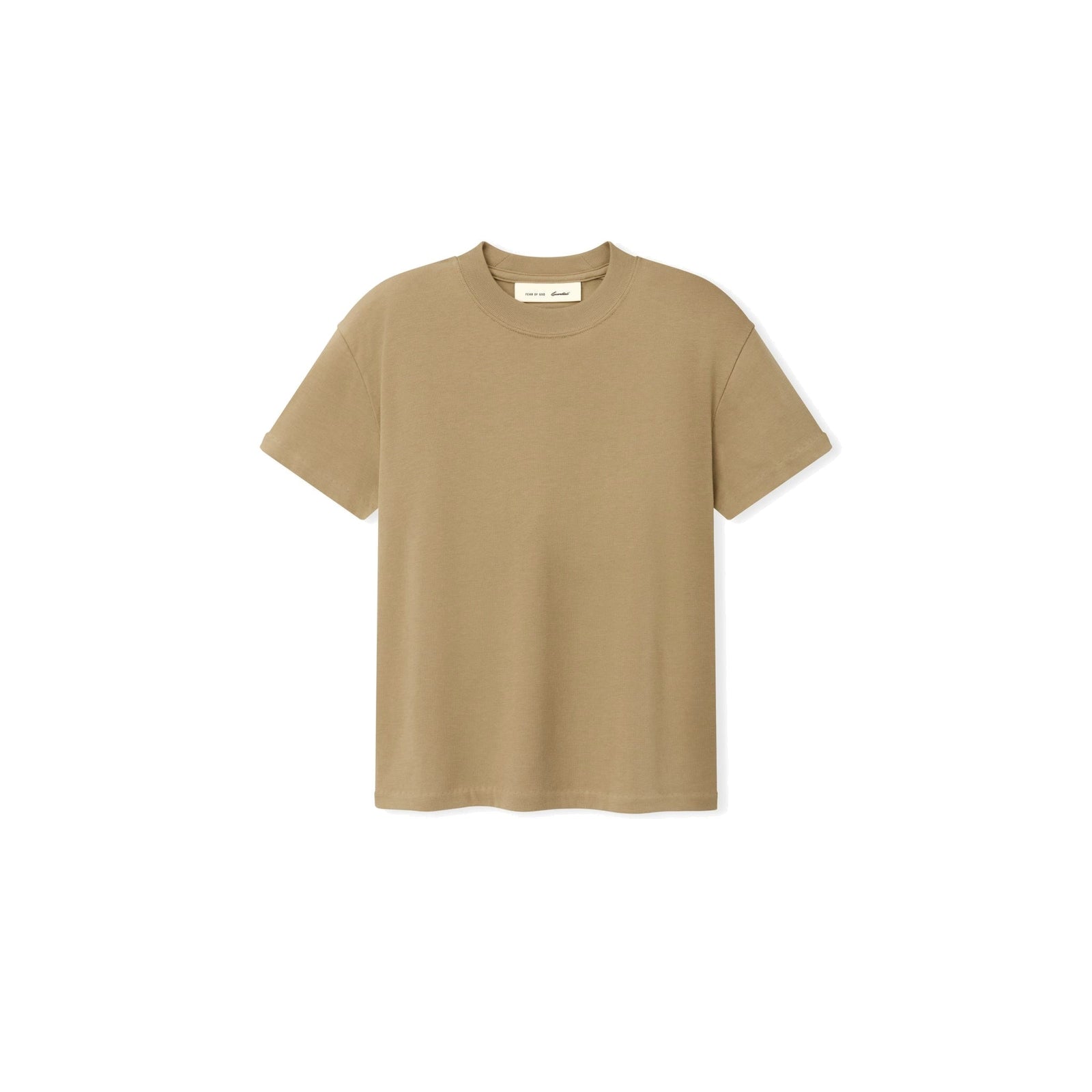 Fear of God Essentials Women's Tri-Blend Classic Fit Tee Dune - Im Your Wardrobe