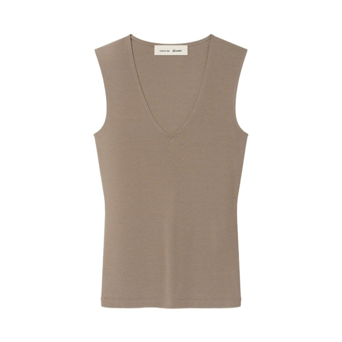 Fear of God Essentials Women's V-Neck Tank Clay - Im Your Wardrobe