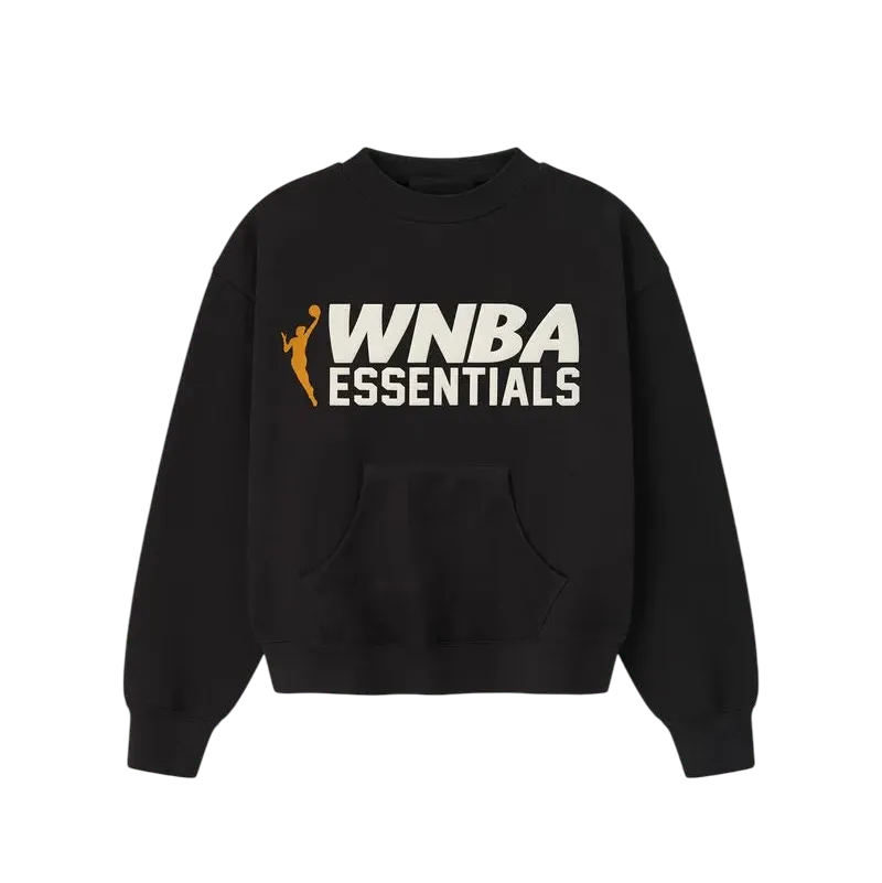 Fear of God Essentials Women's WNBA Classic Crewneck Vintage Black - Im Your Wardrobe