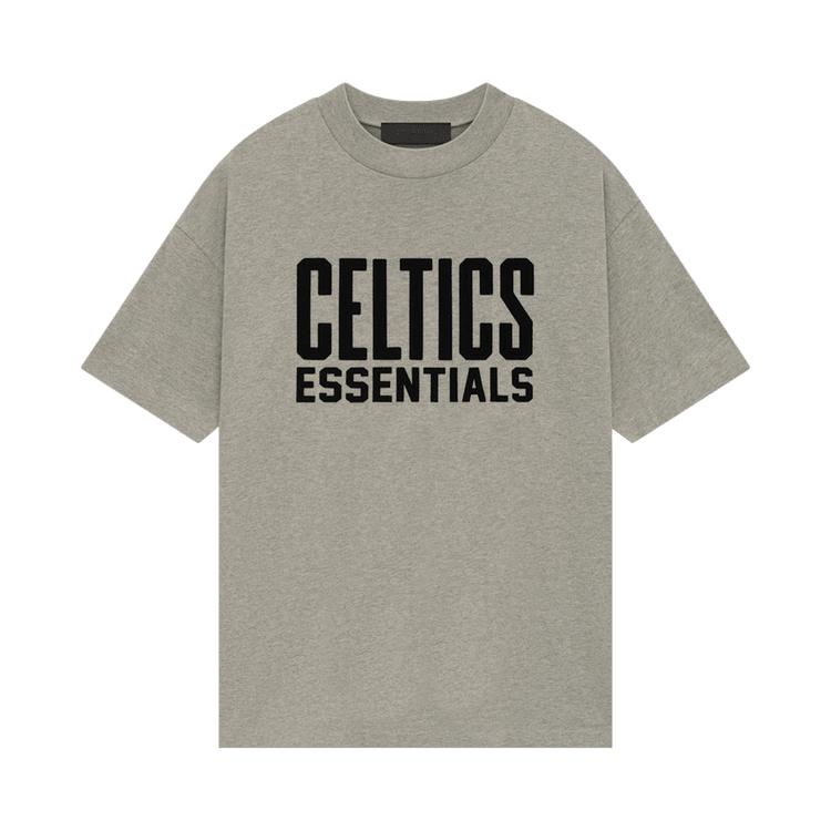 Fear of God Essentials x NBA Celtics Tee Warm Heather (FW24) - Im Your Wardrobe